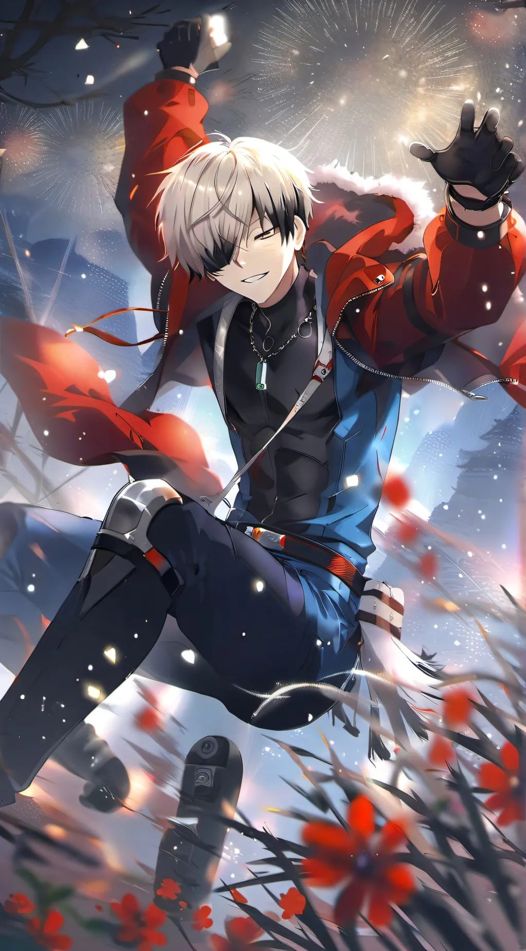 ai character: Damian  background