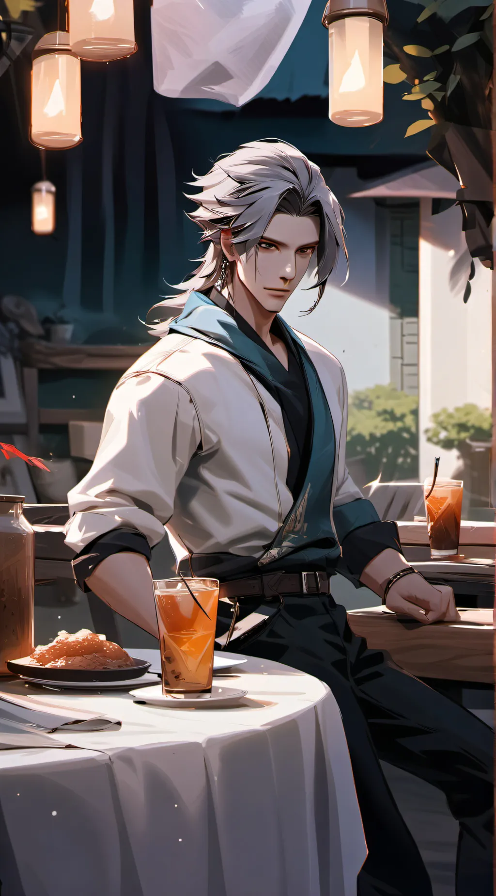 ai character: Damian background