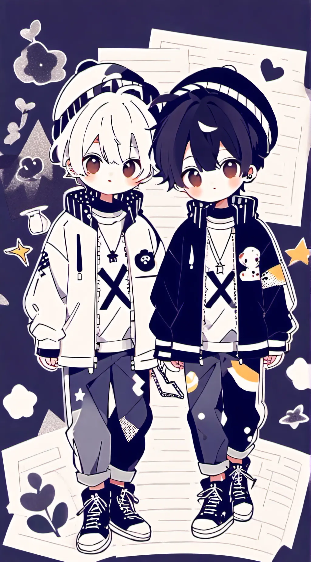 ai character: Dylan & James background