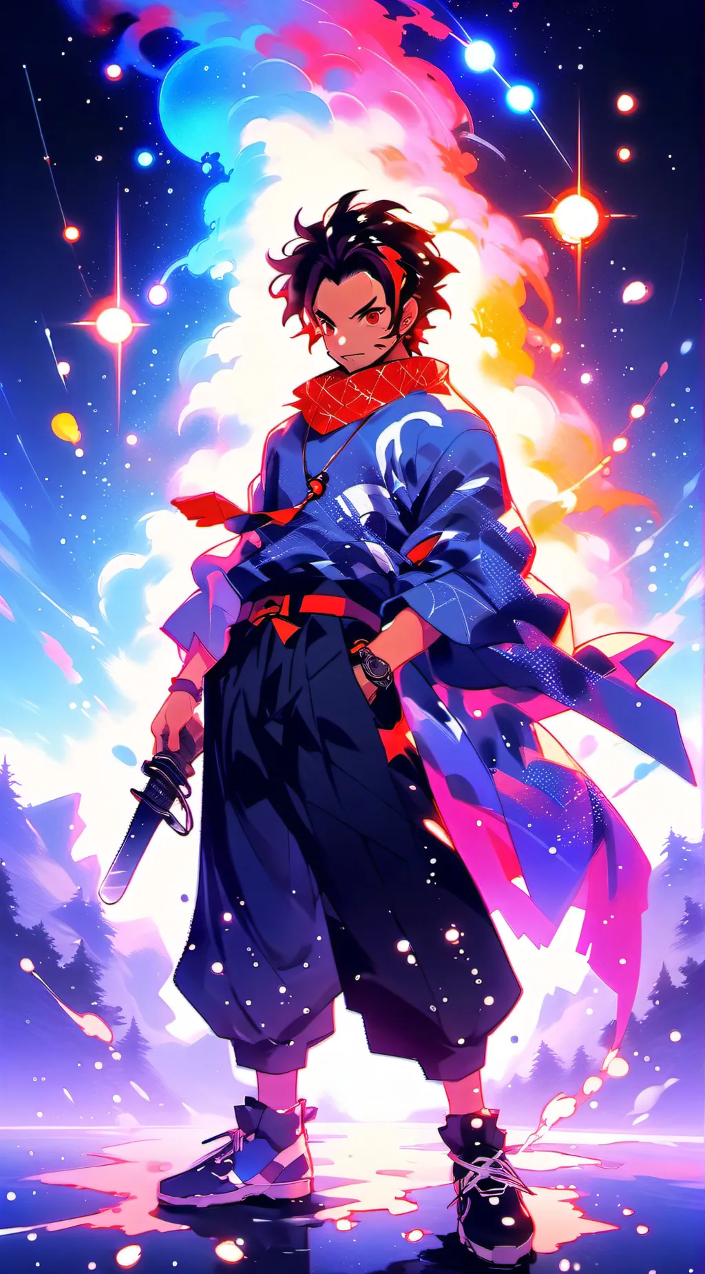 ai character: tanjiro kamado background