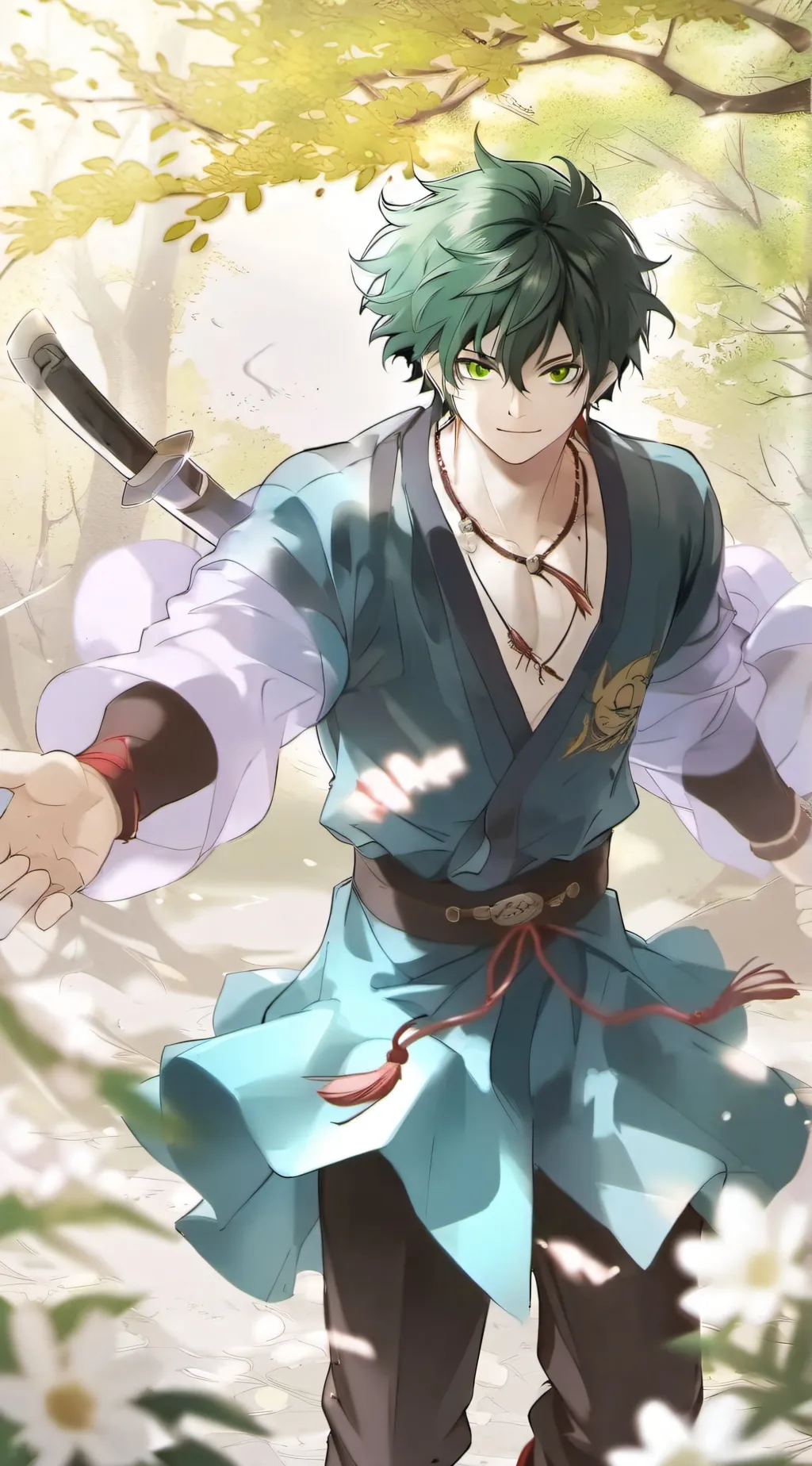 ai character: Mha+mm2 background