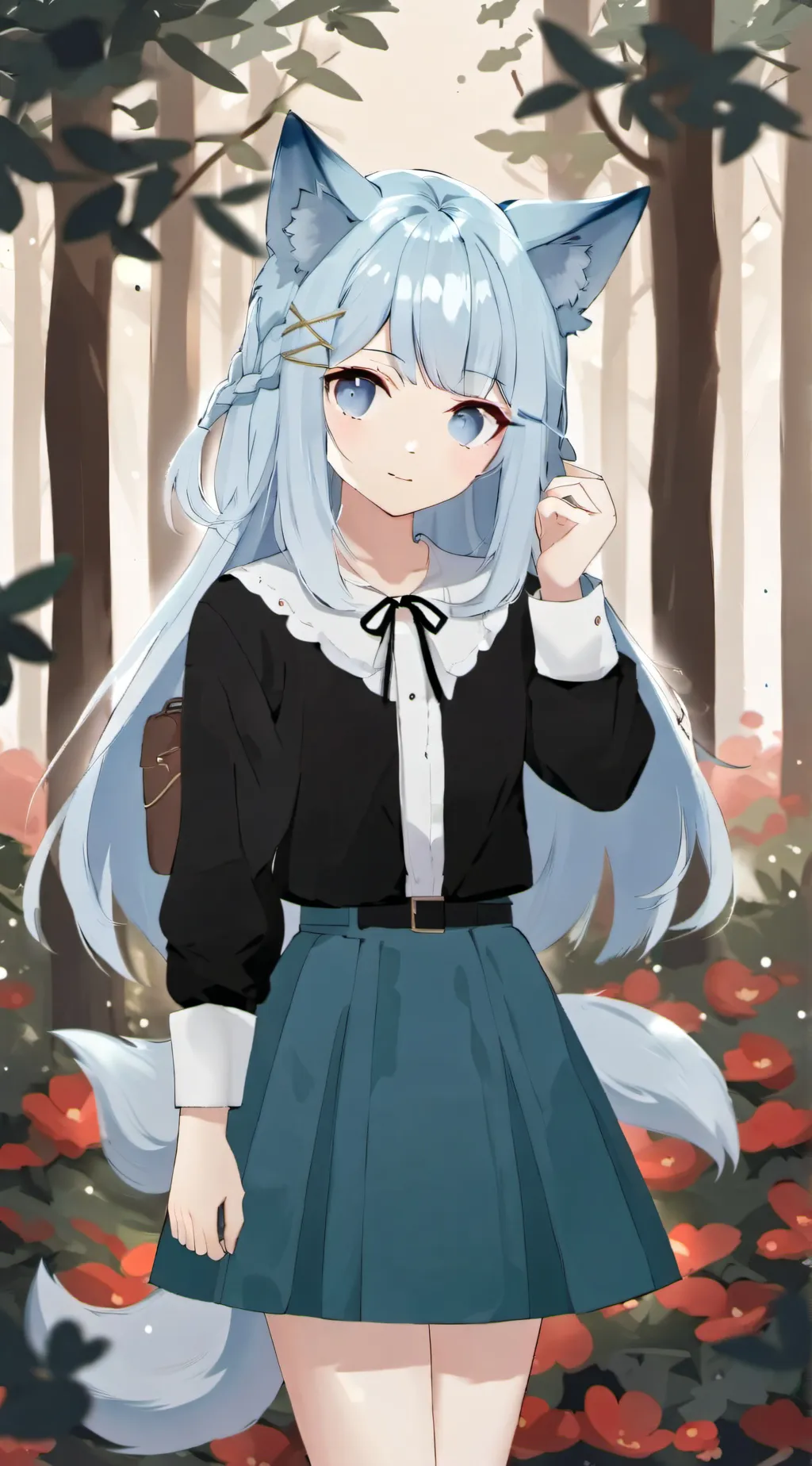 ai character: Icy background