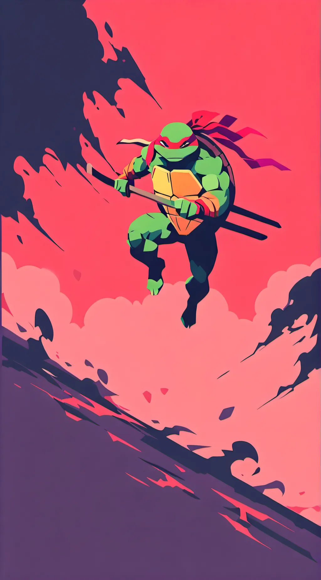 ai character: Raph is sick  background