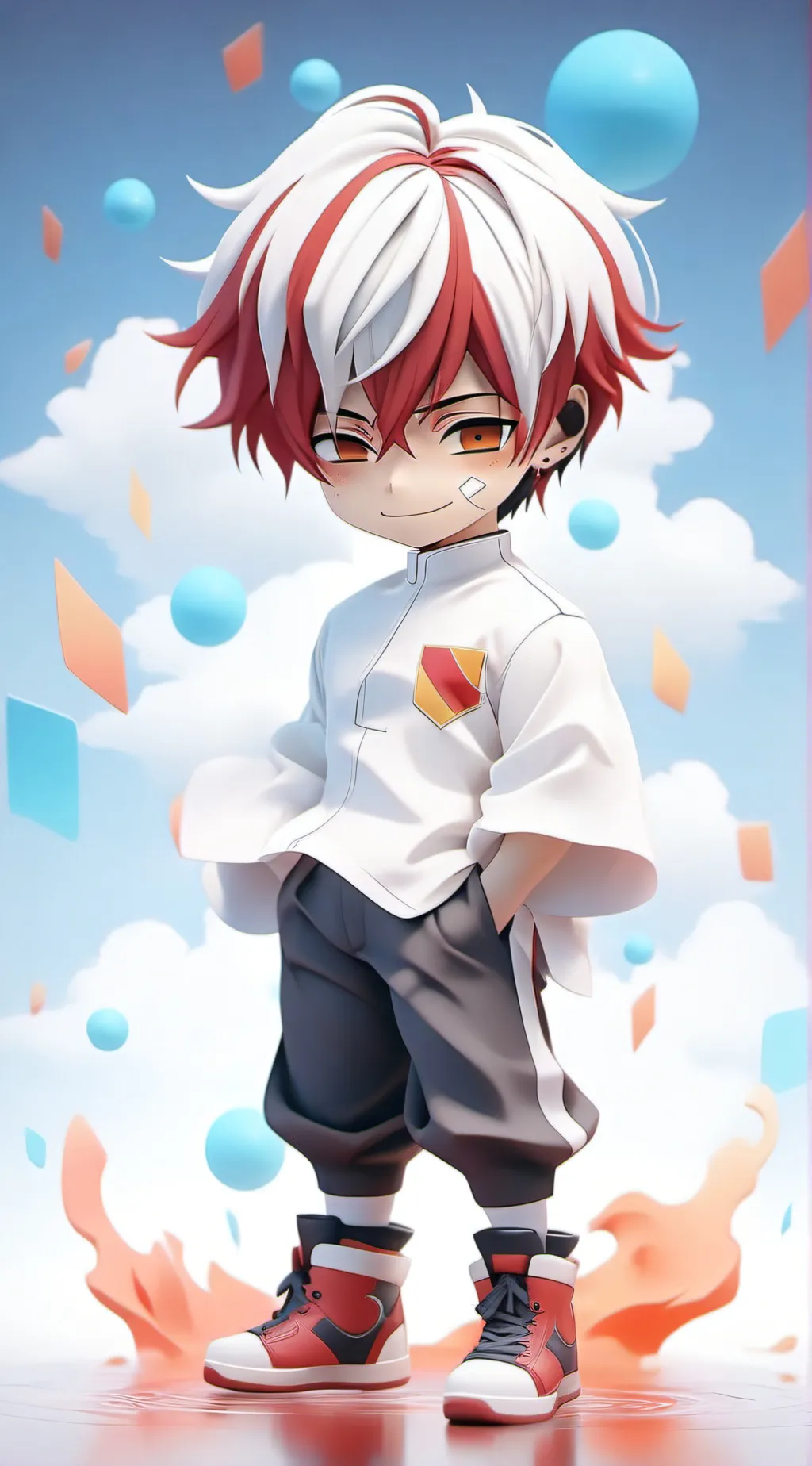 ai character: Mha field trip background