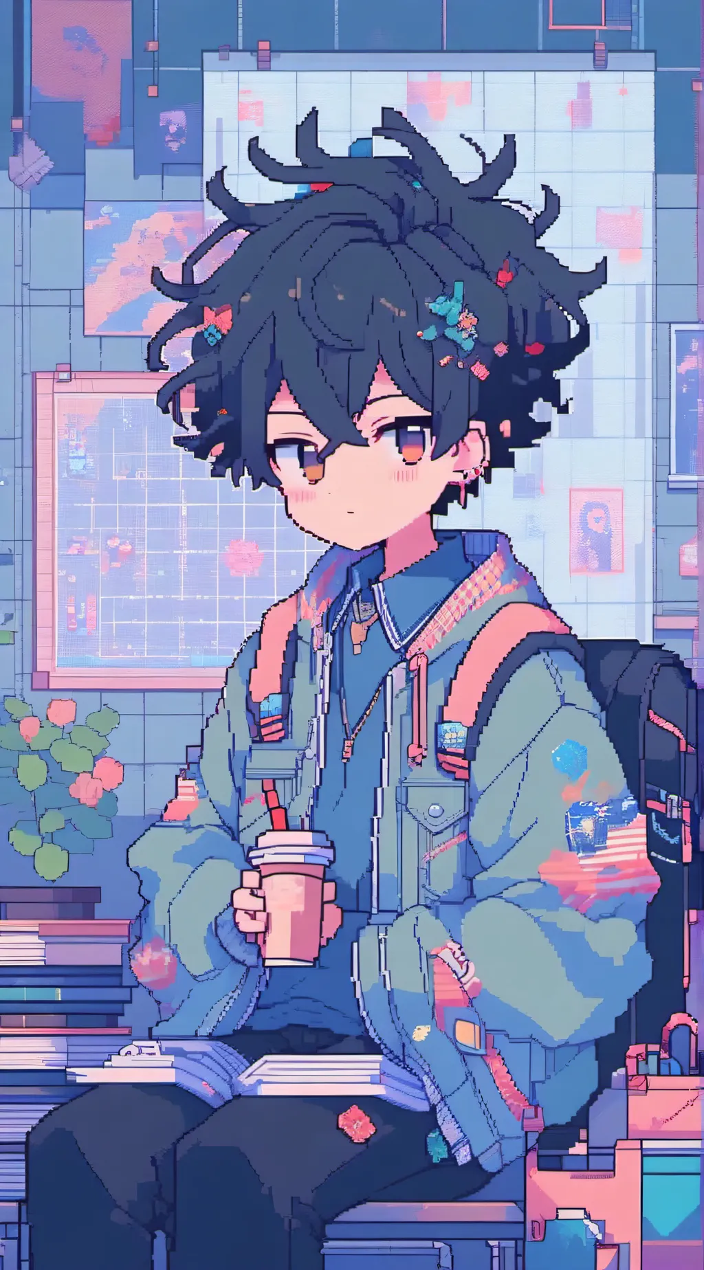 ai character: mha new student background