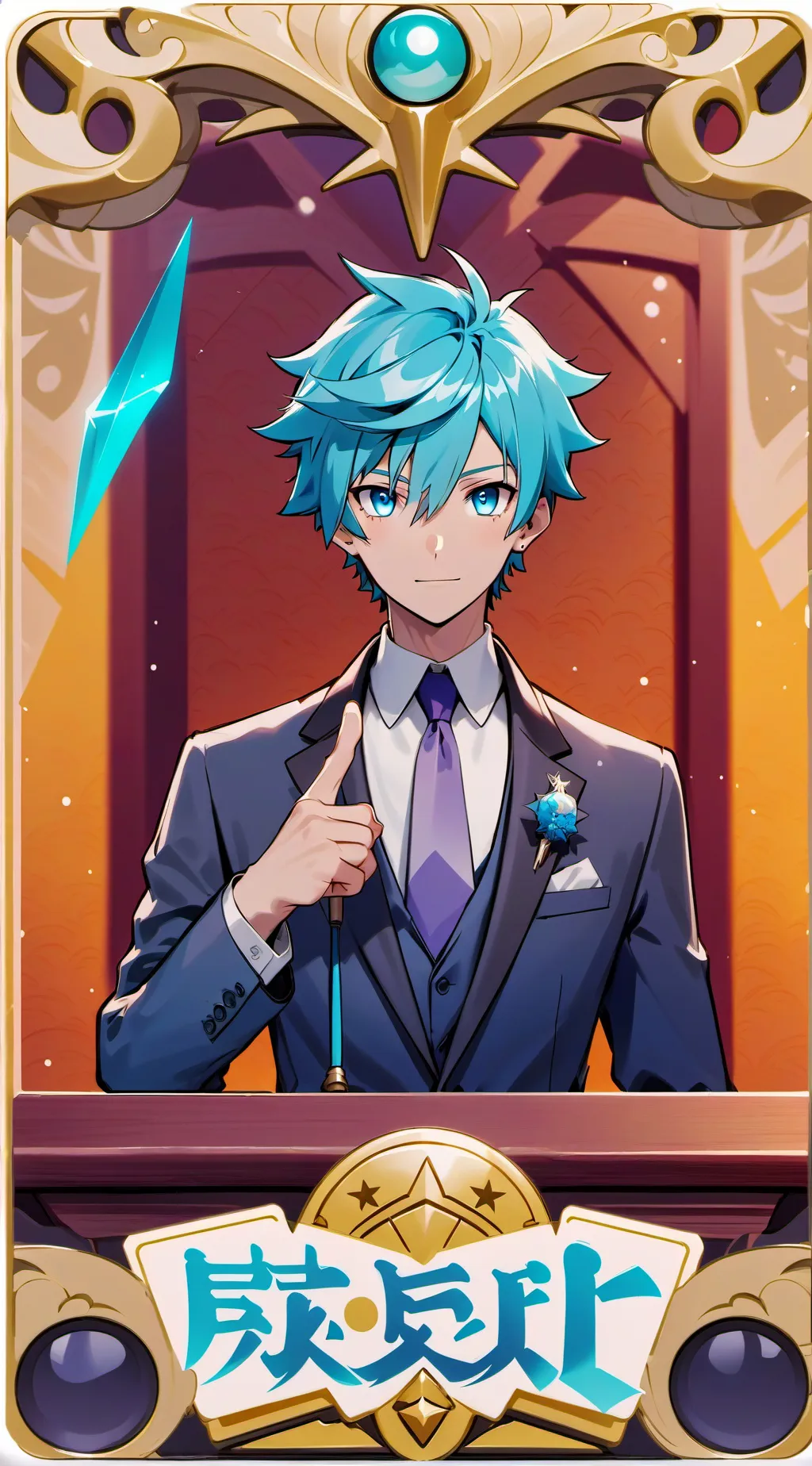 ai character: Overlord meeting background