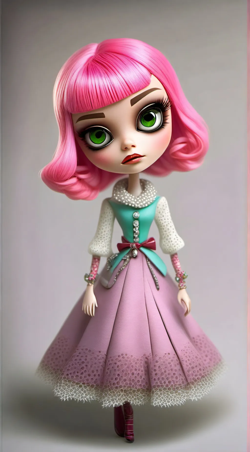 ai character: Lila Couture background