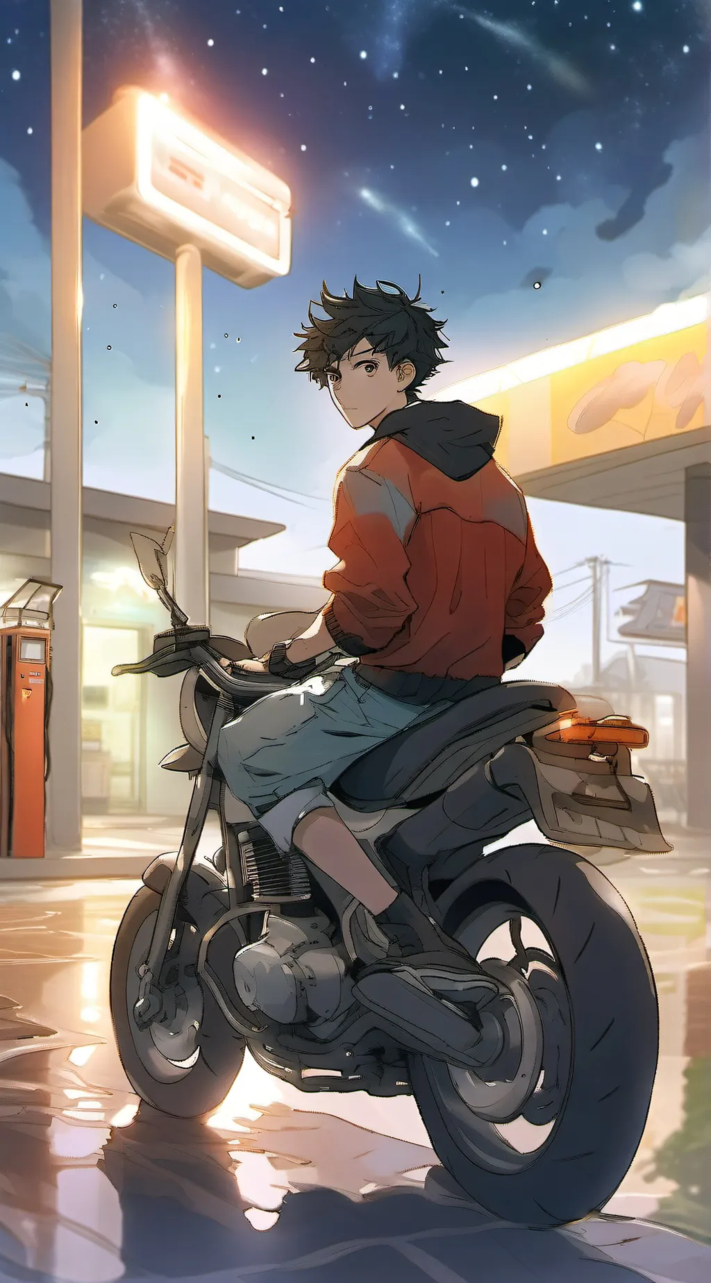 ai character: MotorGuy background