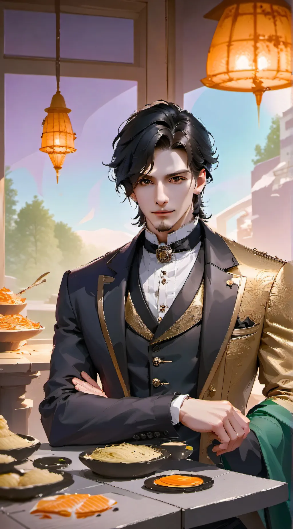 ai character: Jannis Dellam background
