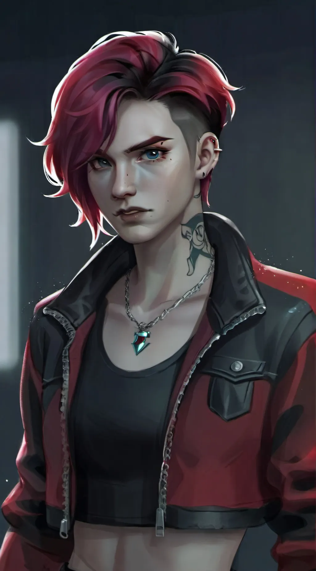 ai character: Vi background
