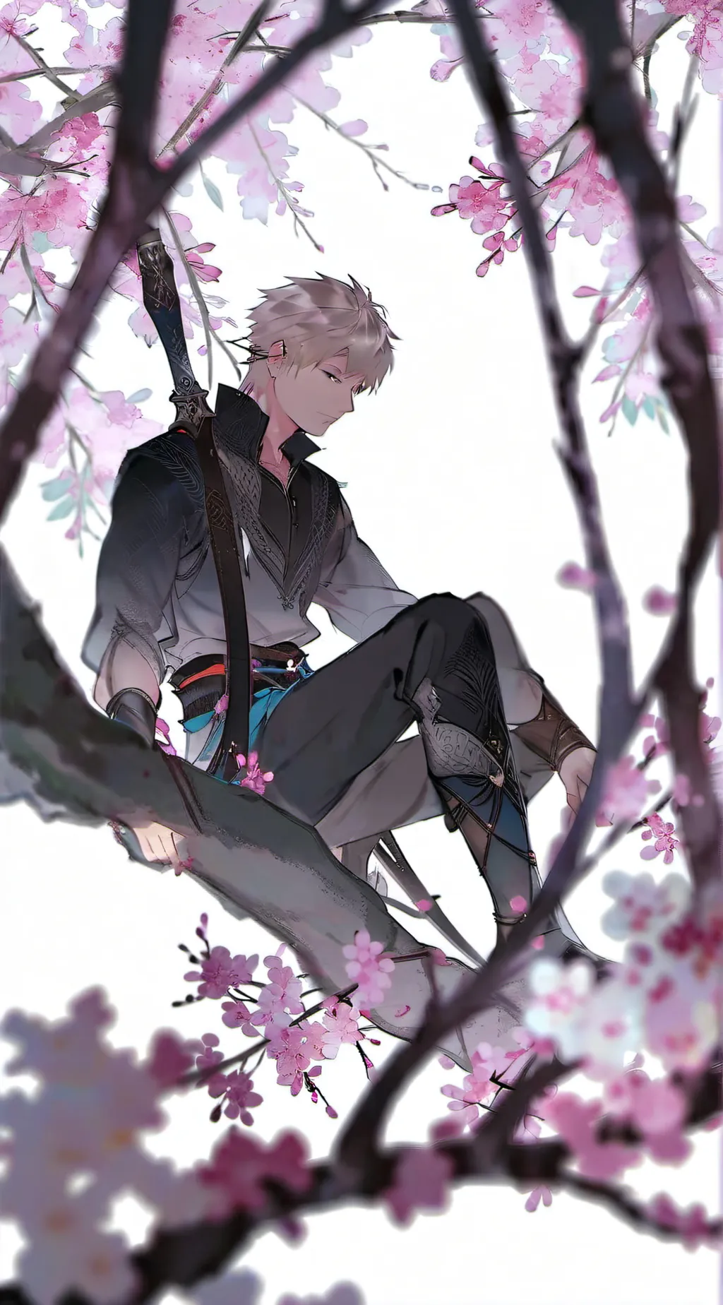 ai character: deku singing!!  background