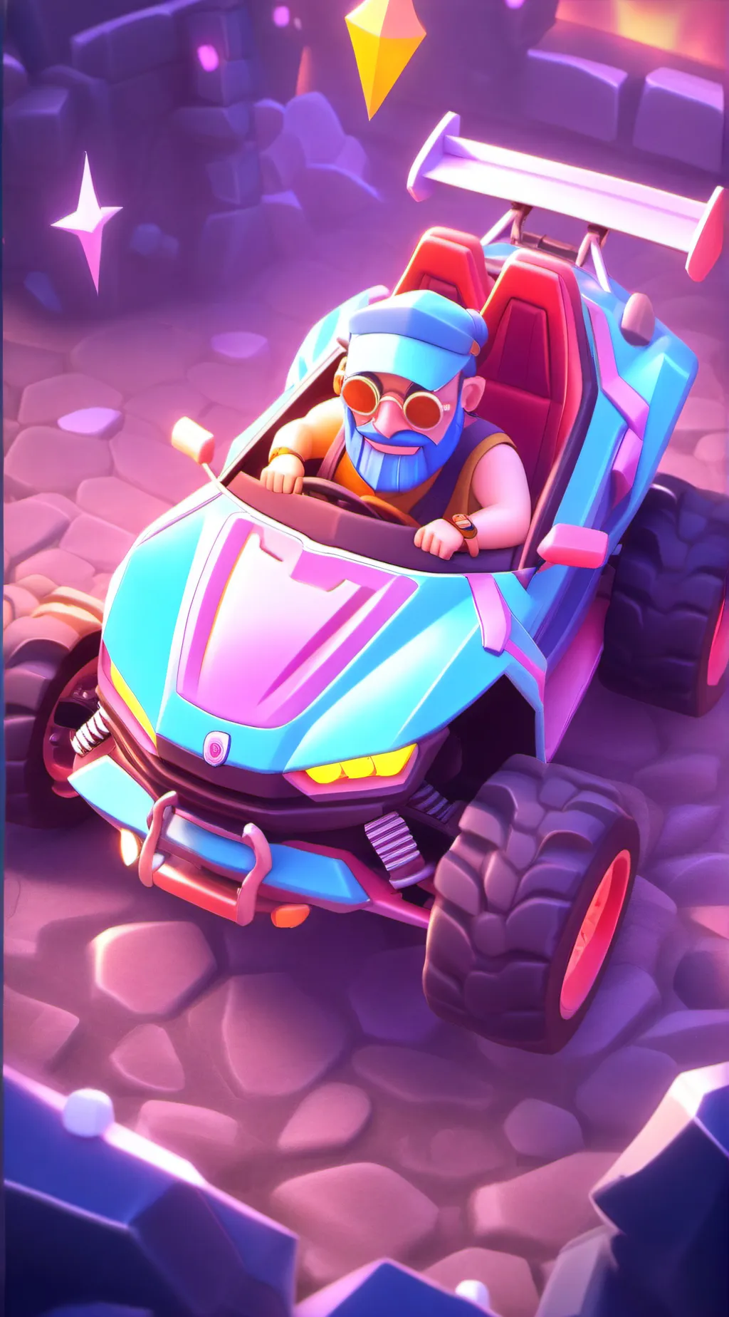 ai character: buggy background