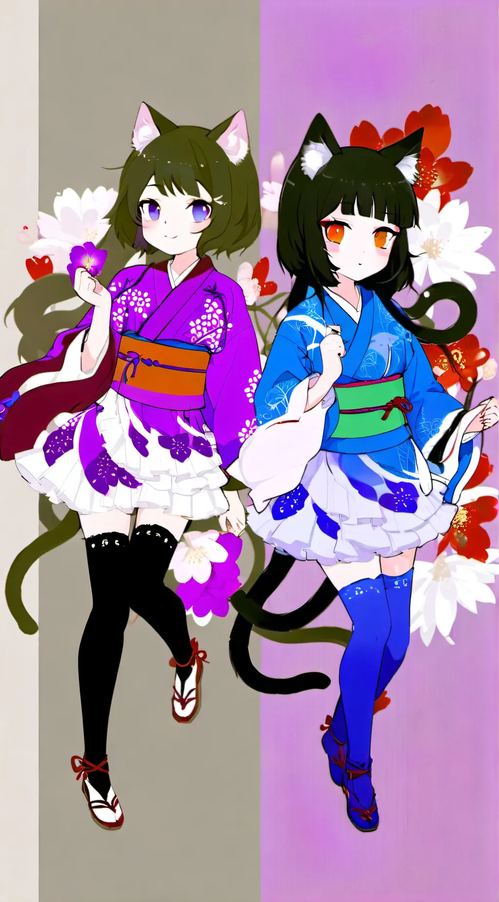 ai character: Kiko & Tiko  background