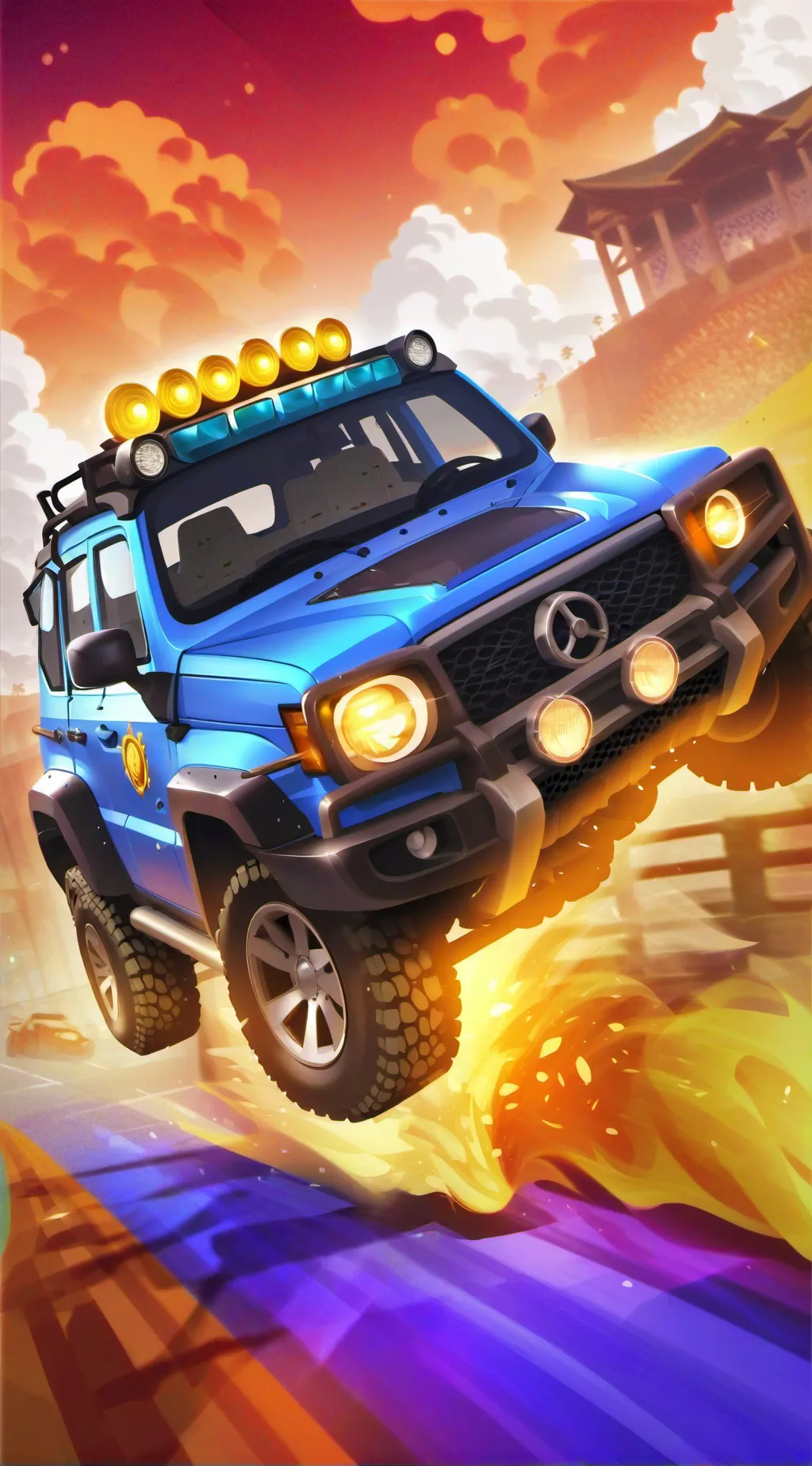 ai character: Fast and furious  background