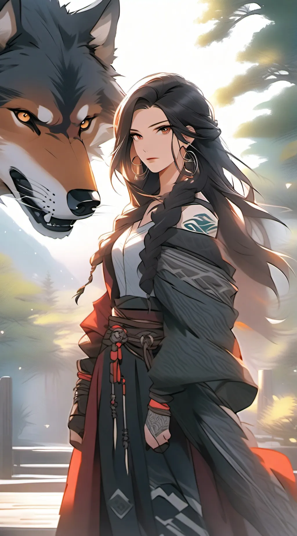 ai character: Constella Shadit background