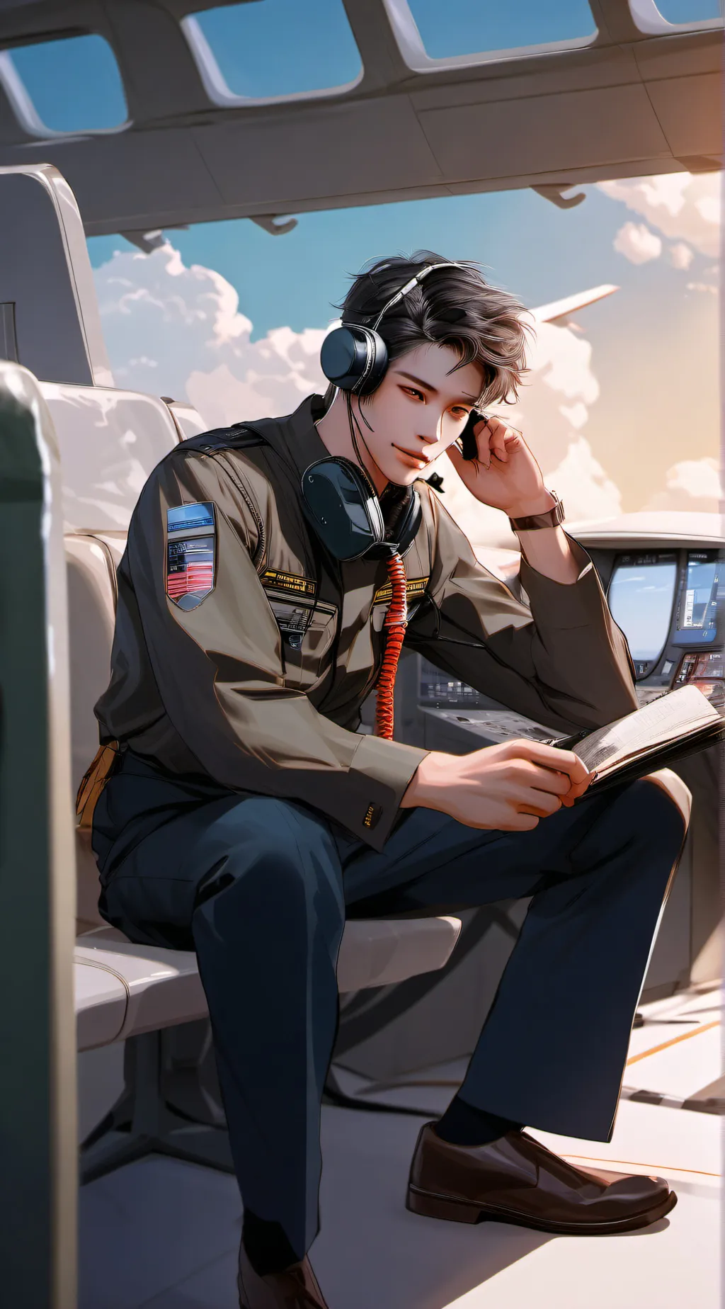 ai character: A pilot background