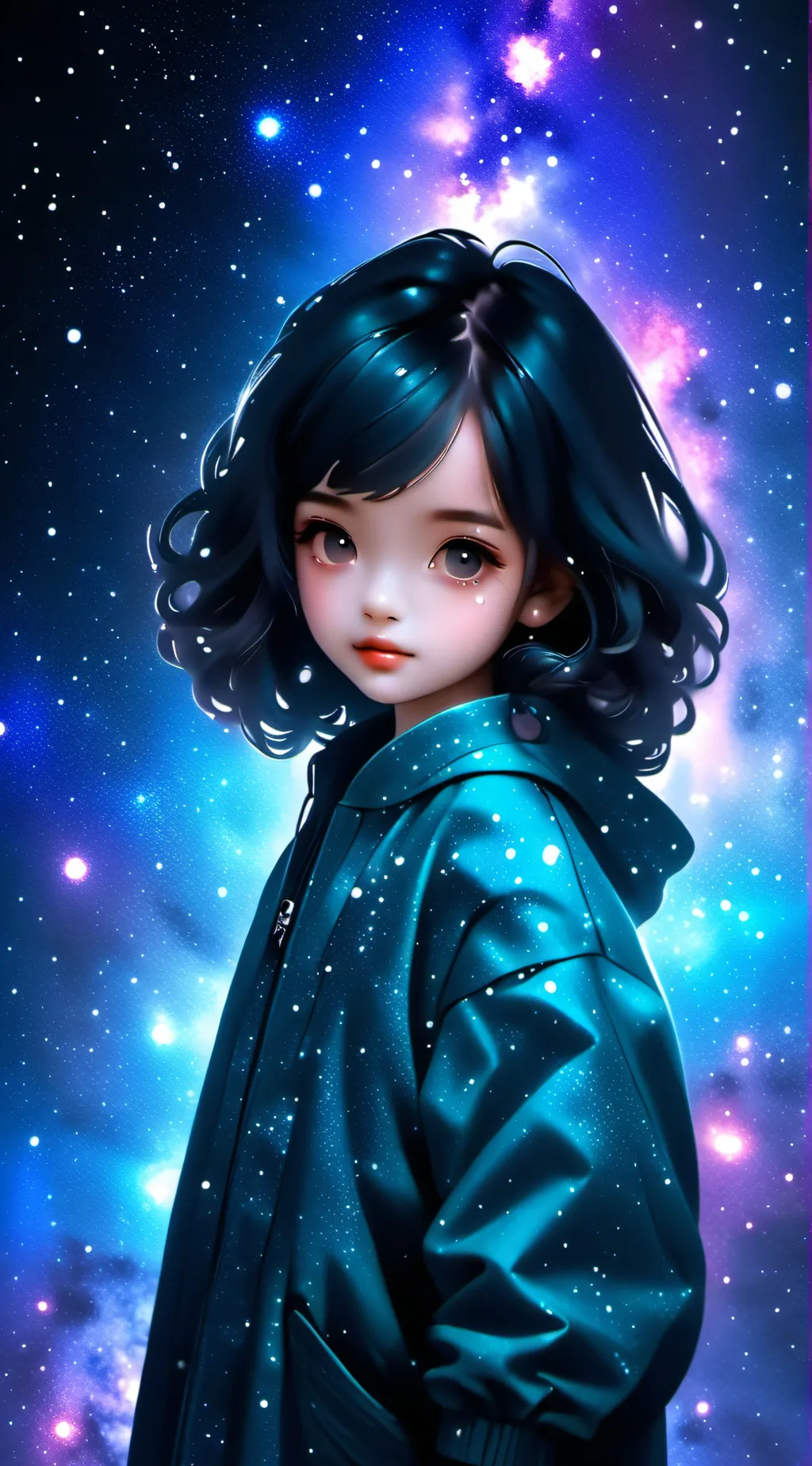 ai character: Ice background