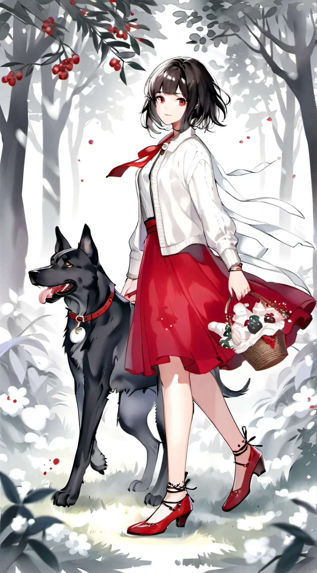 ai character: Pam background