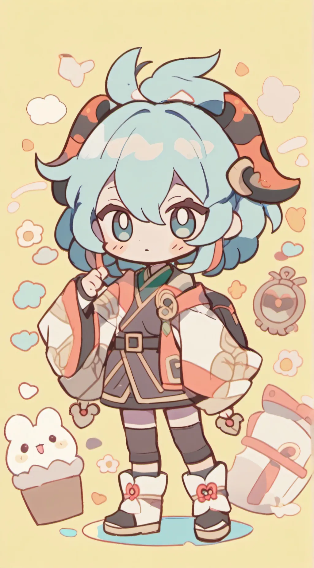 ai character: Six Xfohv background