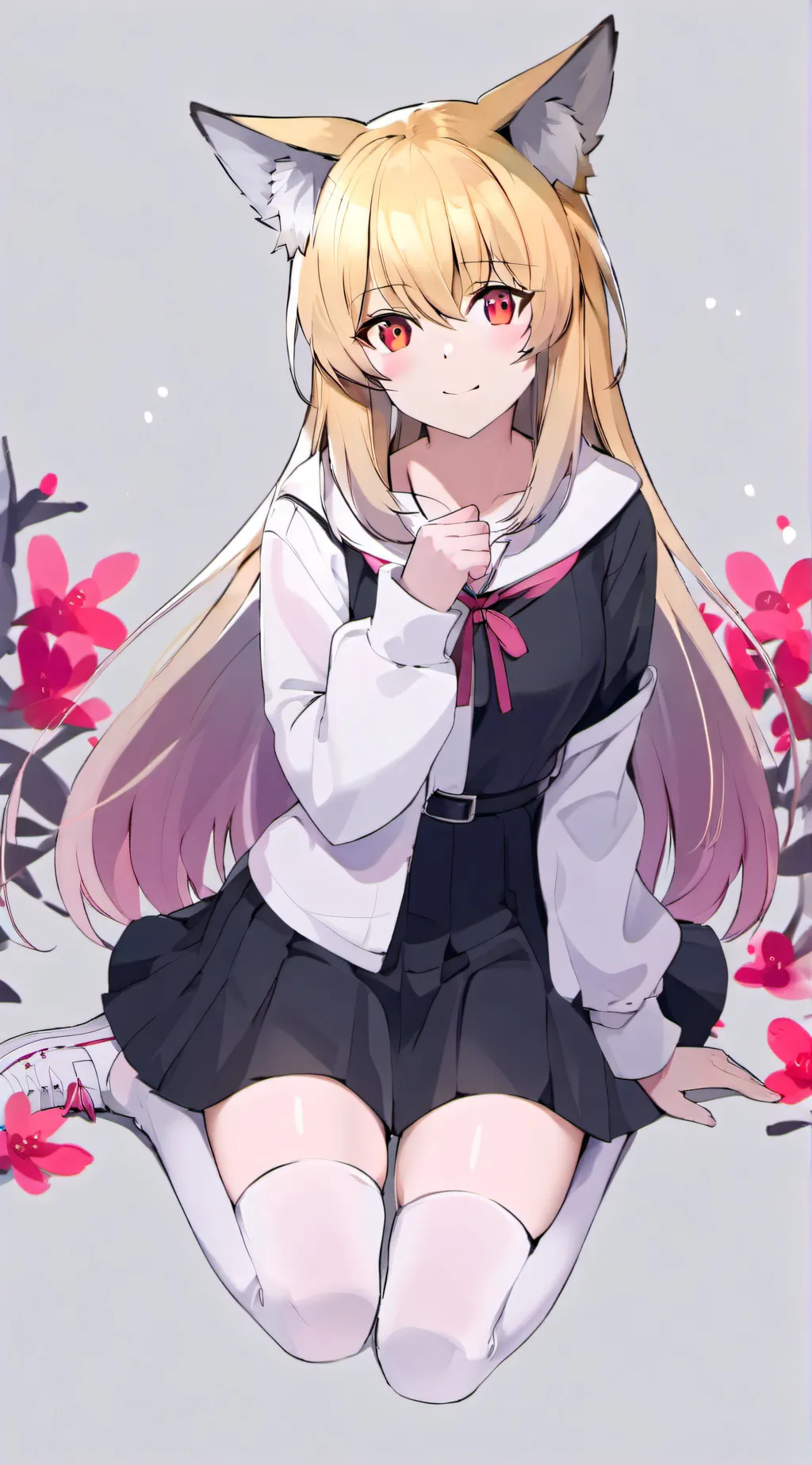 ai character: Aurora background