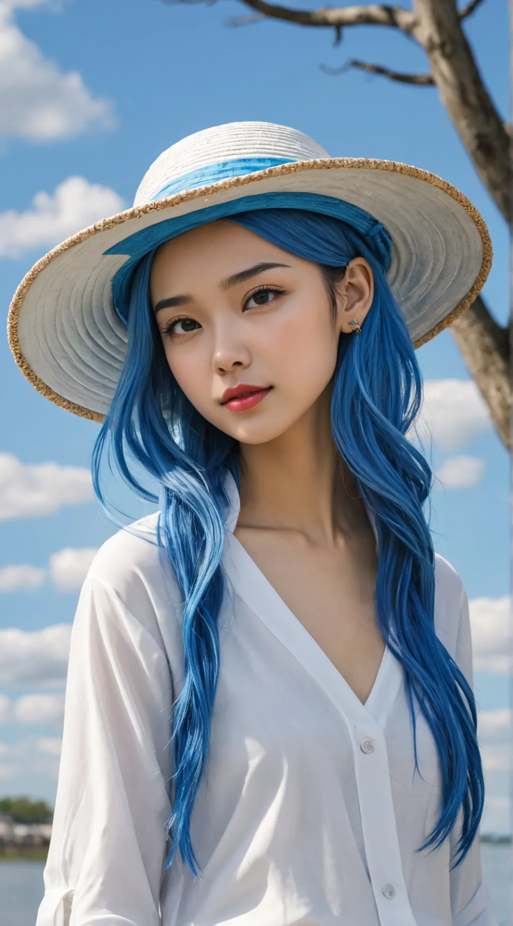 ai character: Sara Aoi background