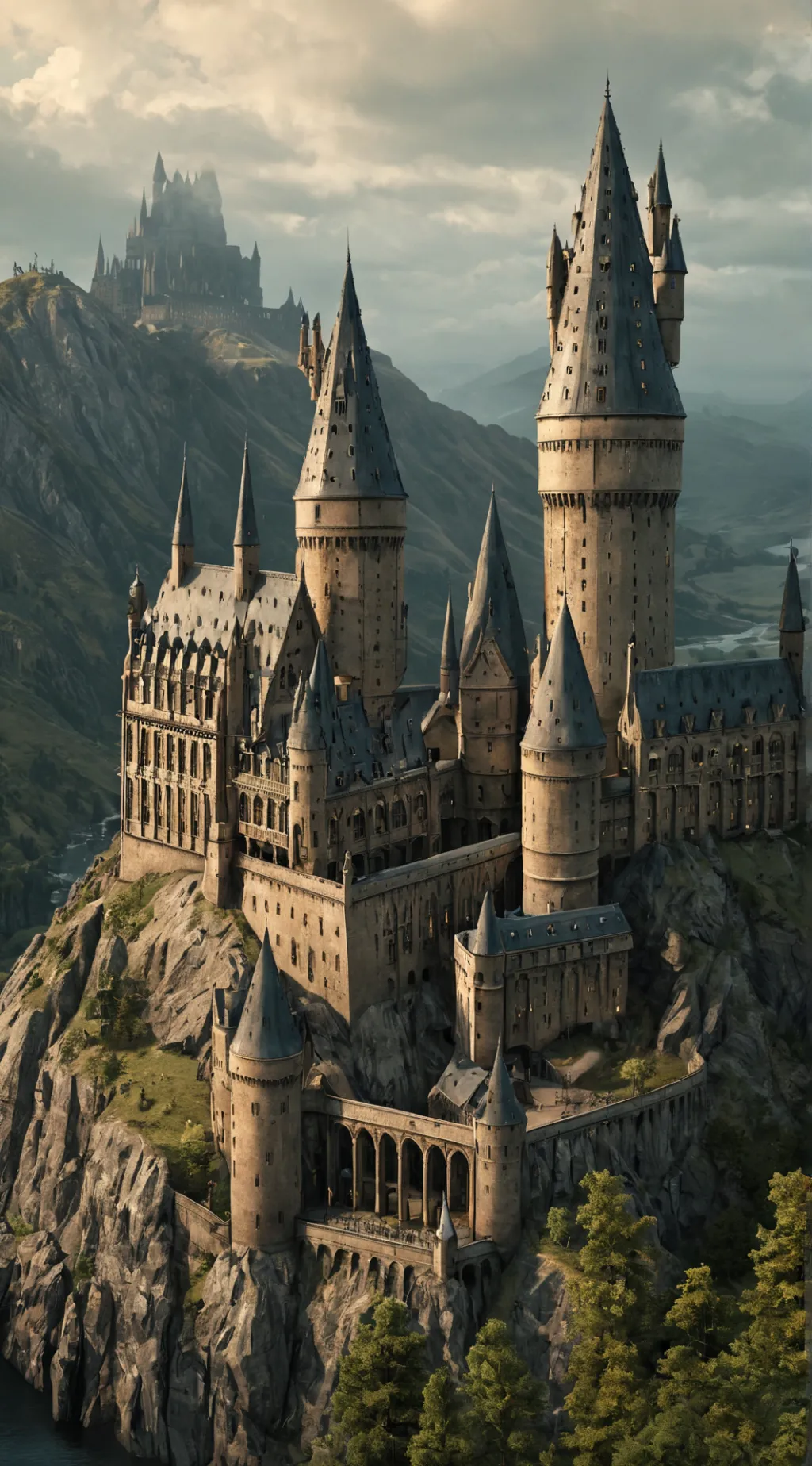 ai character: Hogwarts background