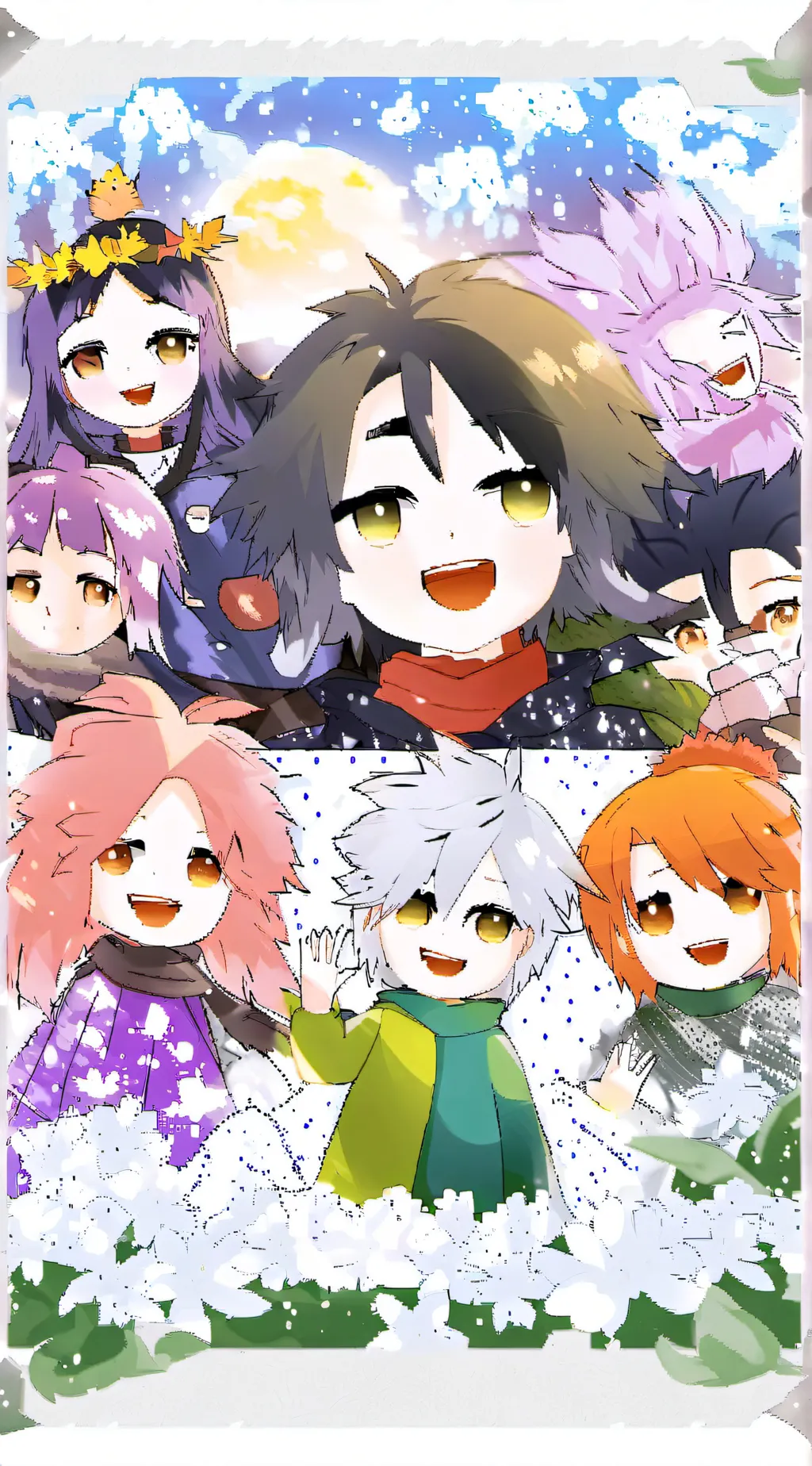 ai character: homescreen background