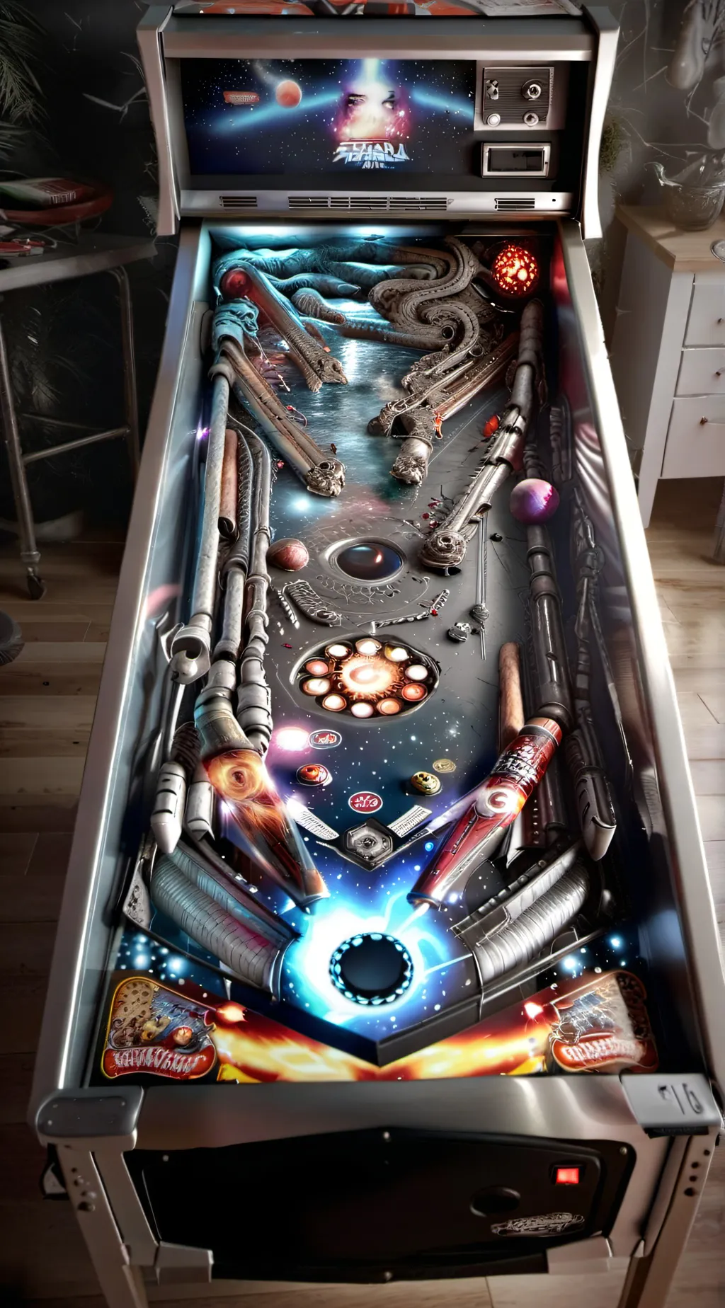 ai character: Black Hole Ball background