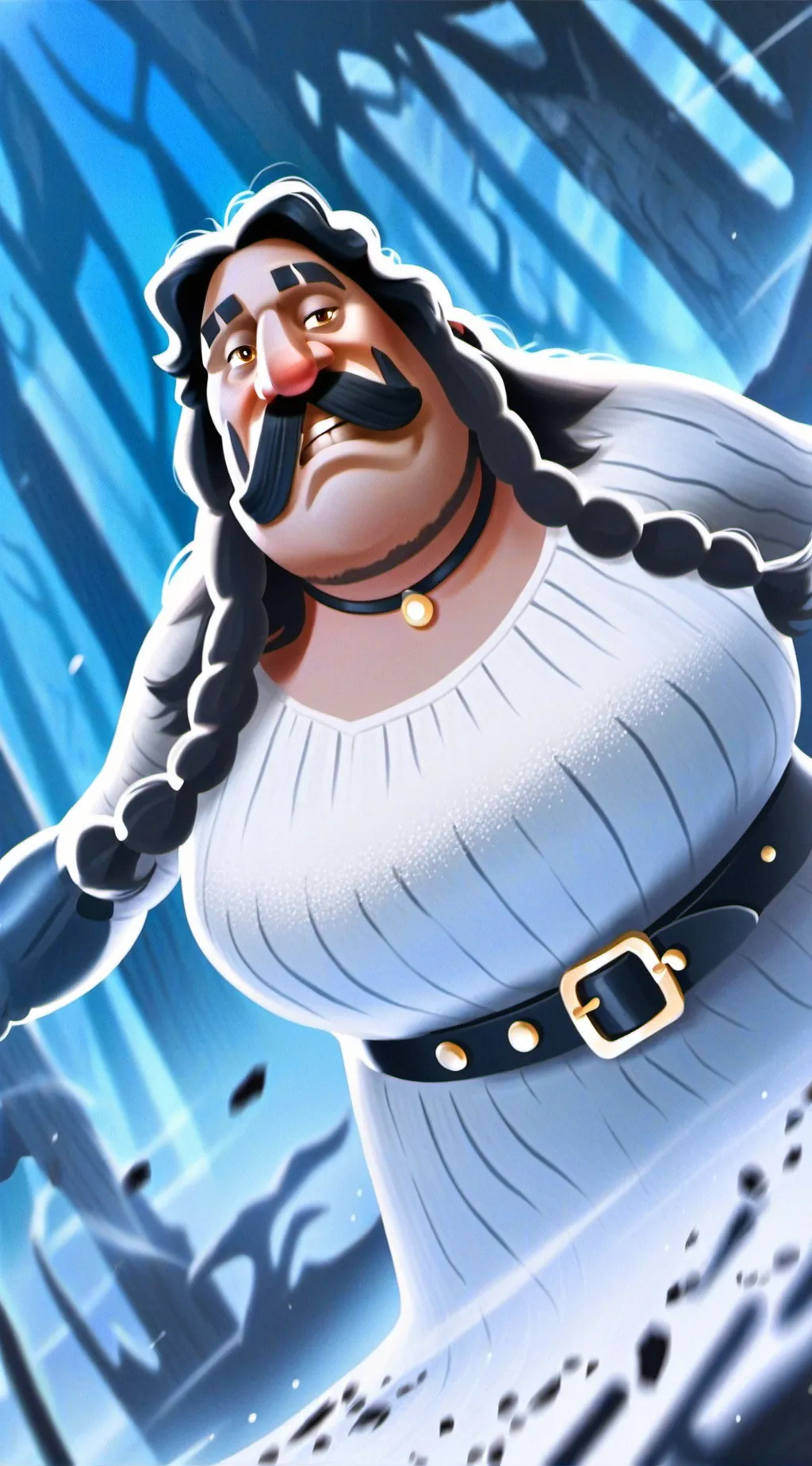 ai character: papa background