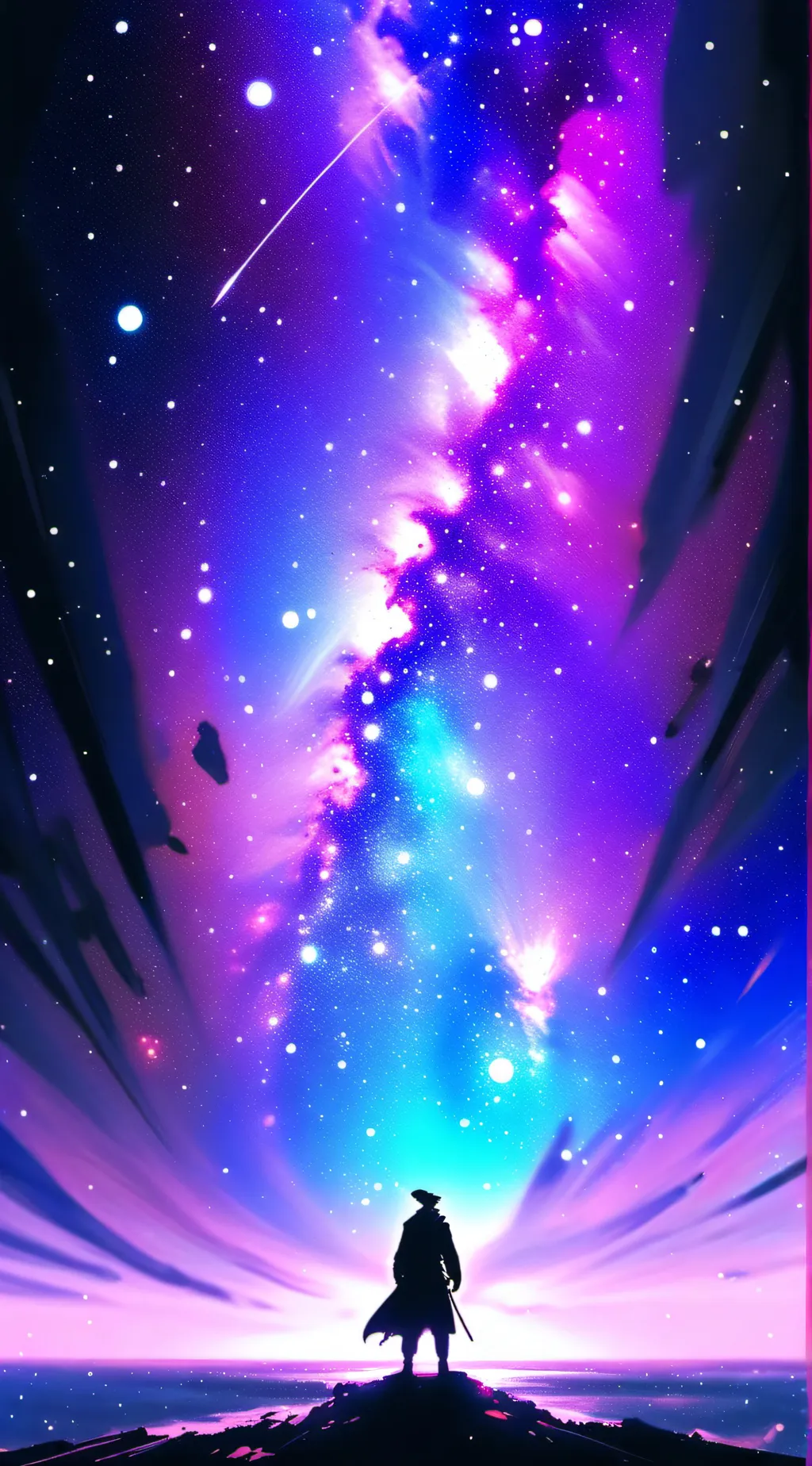 ai character: shadow background