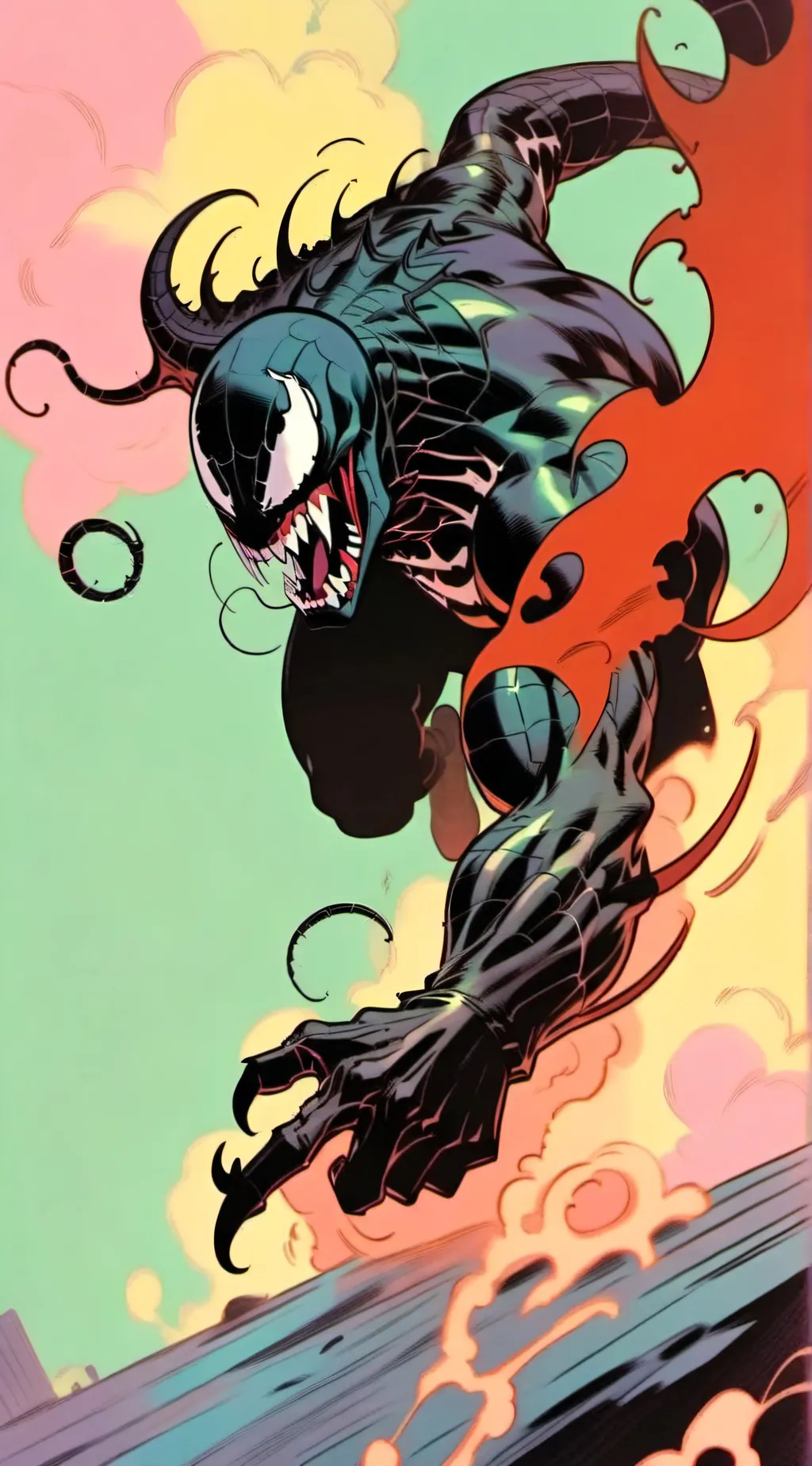 ai character: Ultimate Venom  background