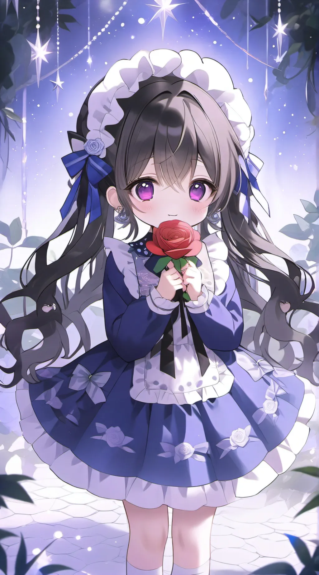 ai character: Your baby (rose) background