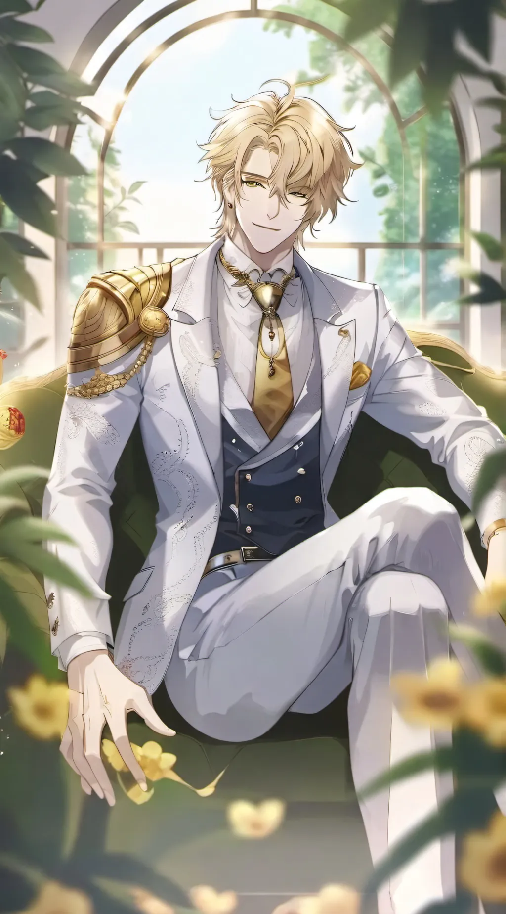 ai character: Rich dude background