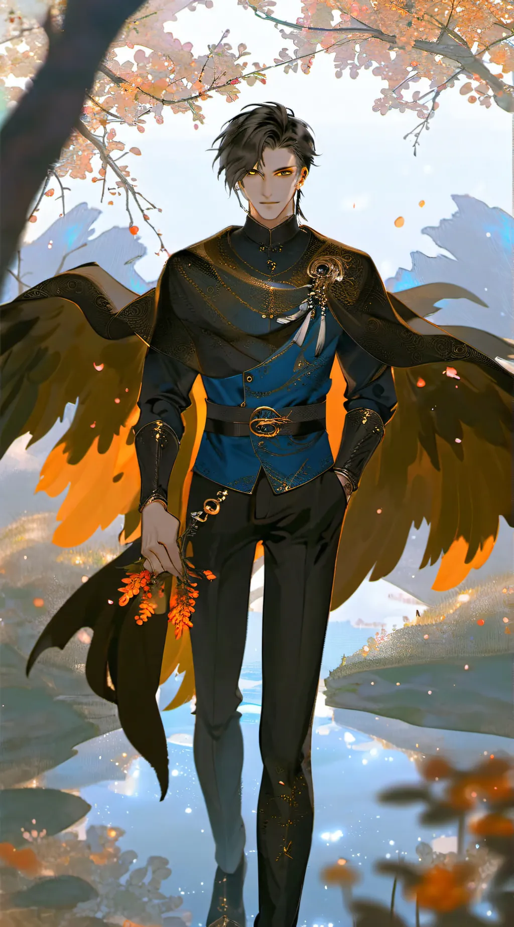 ai character: Leo background