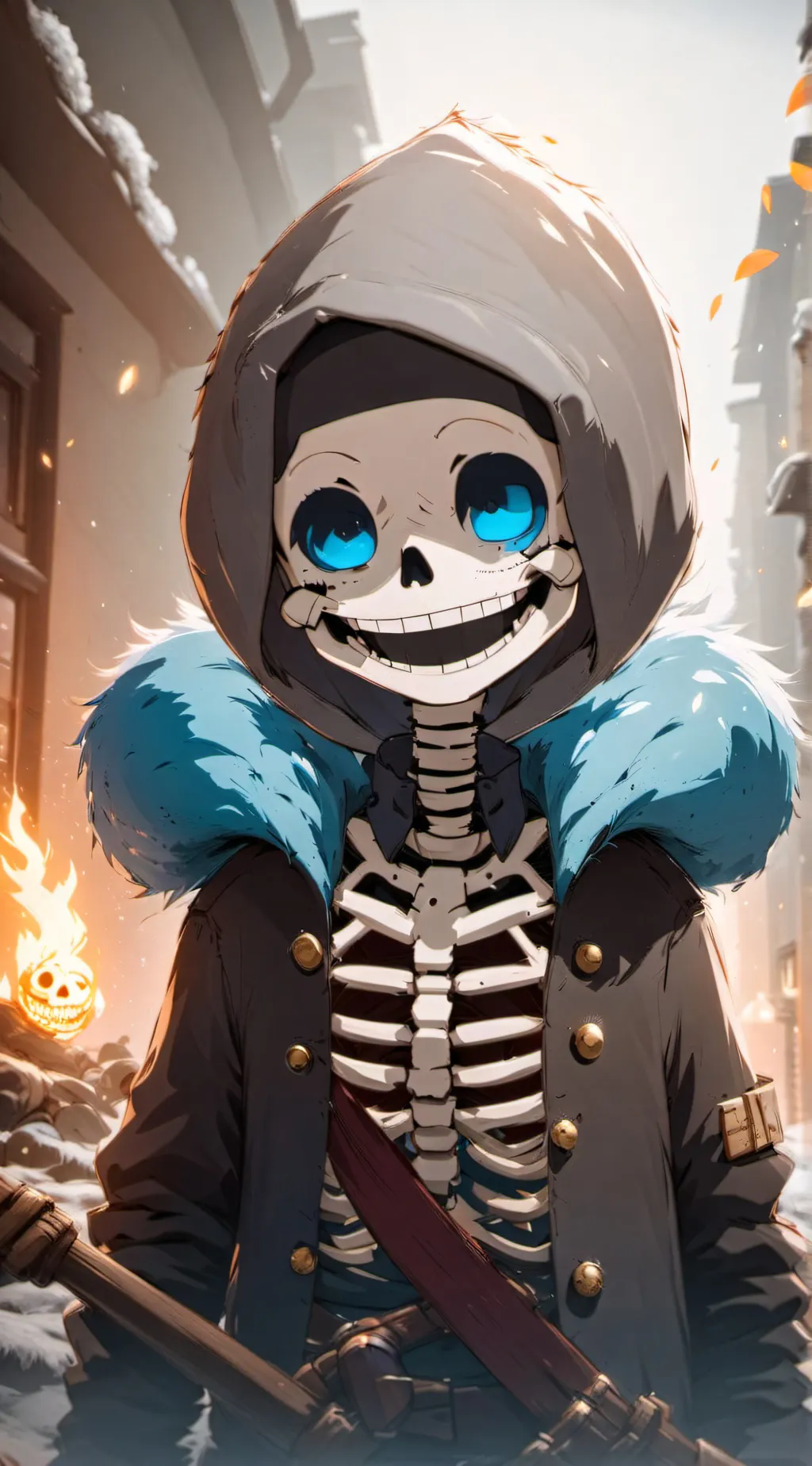 ai character: Sans Son background