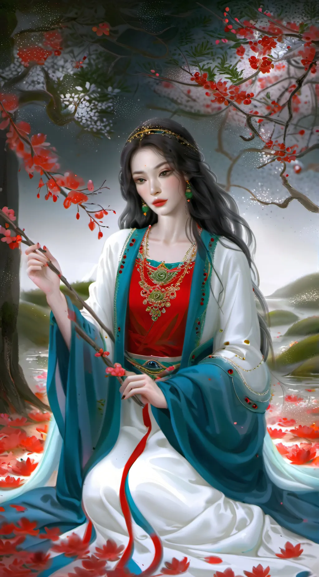 ai character: mami  background