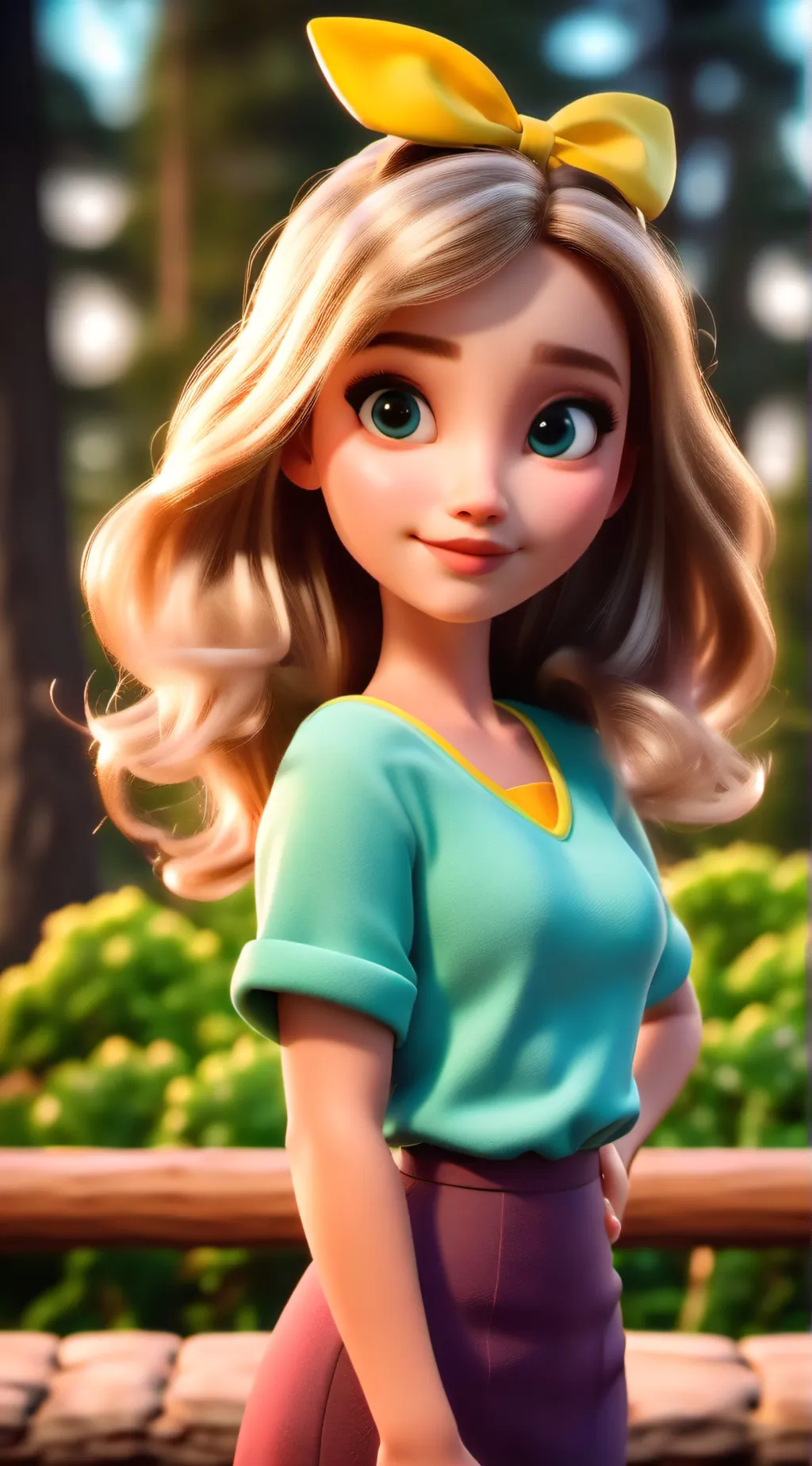 ai character: velvette  background
