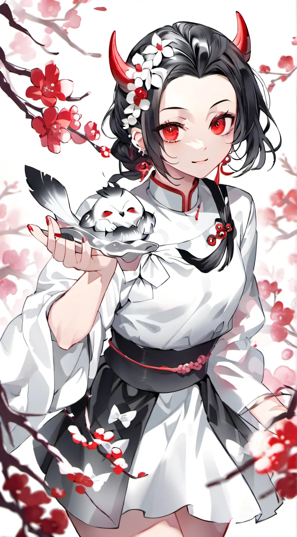 ai character: Kny~✨✨ background