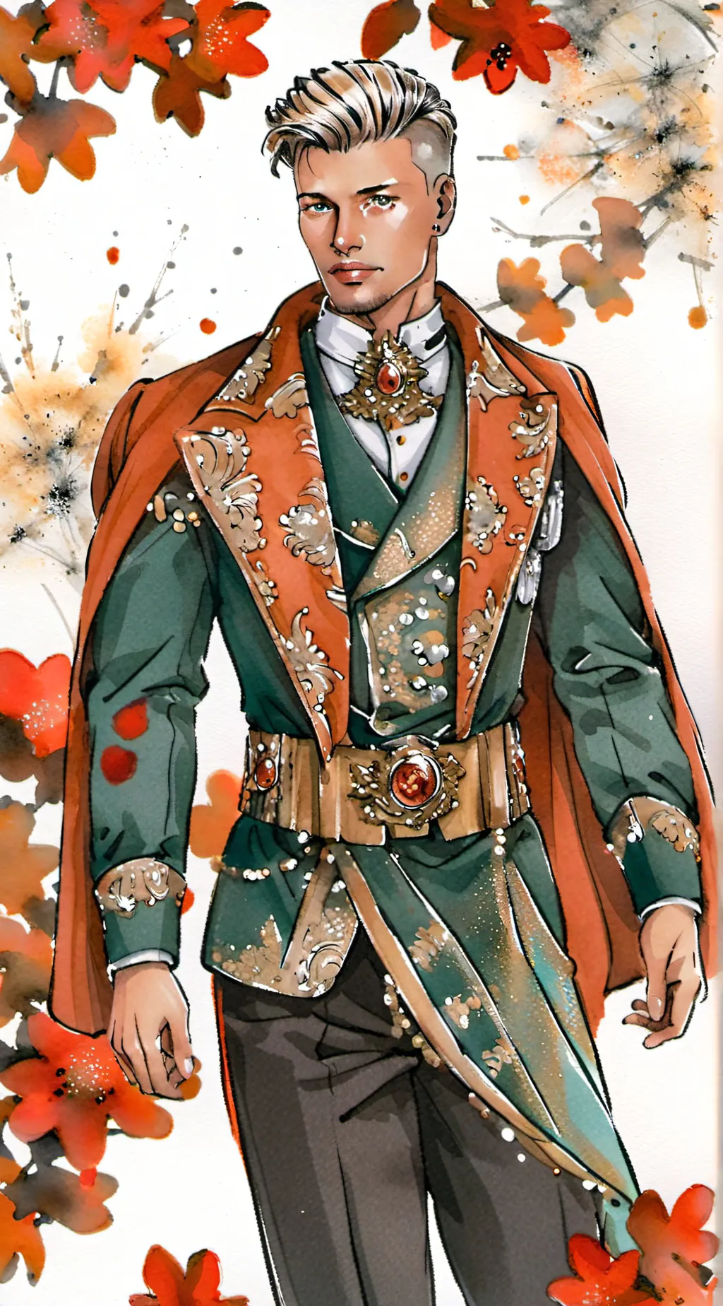 ai character: Rhys  background