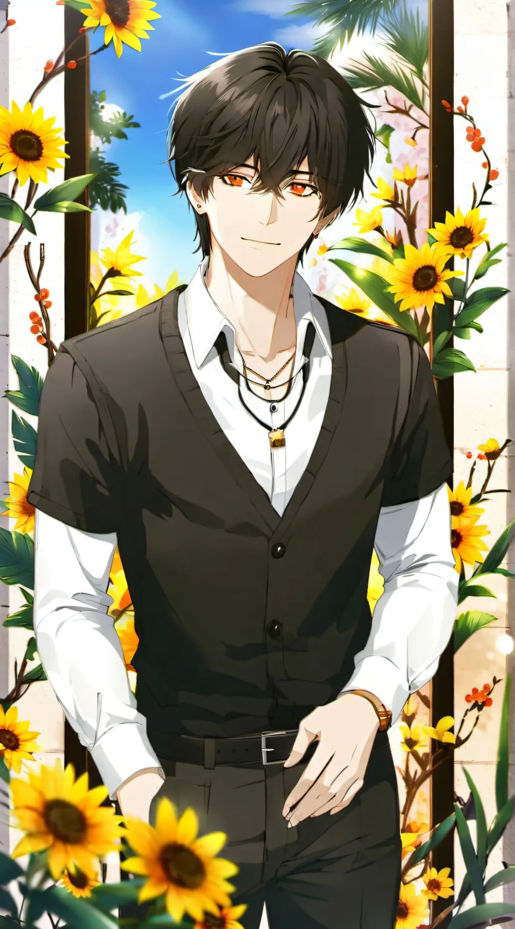 ai character: Saly background