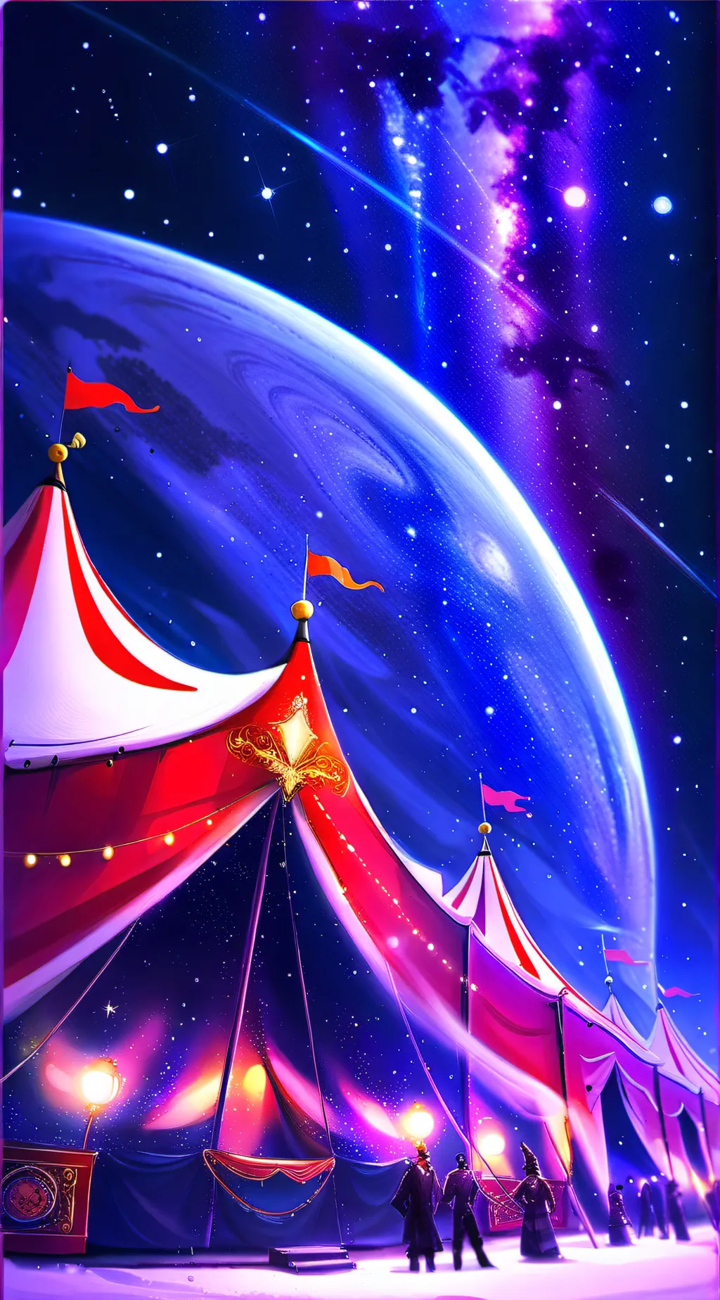 ai character: Hogwarts Circus background