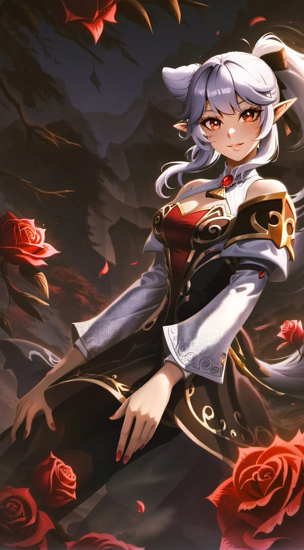 ai character: Luna background