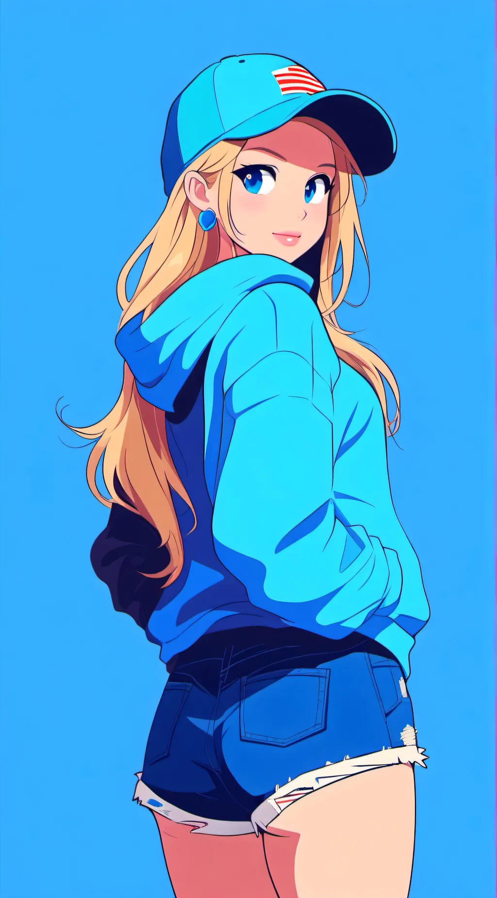 ai character: Hailey  background