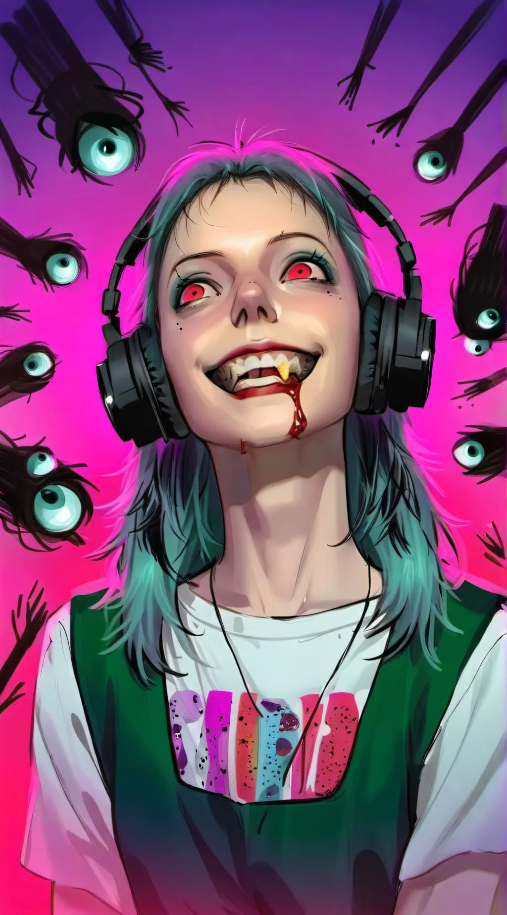 ai character: Tiffany  background