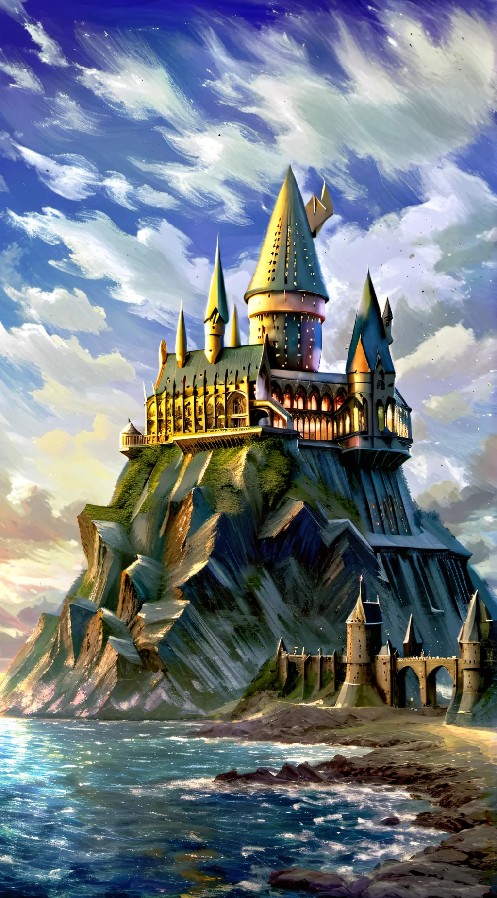 ai character: Hogwarts background