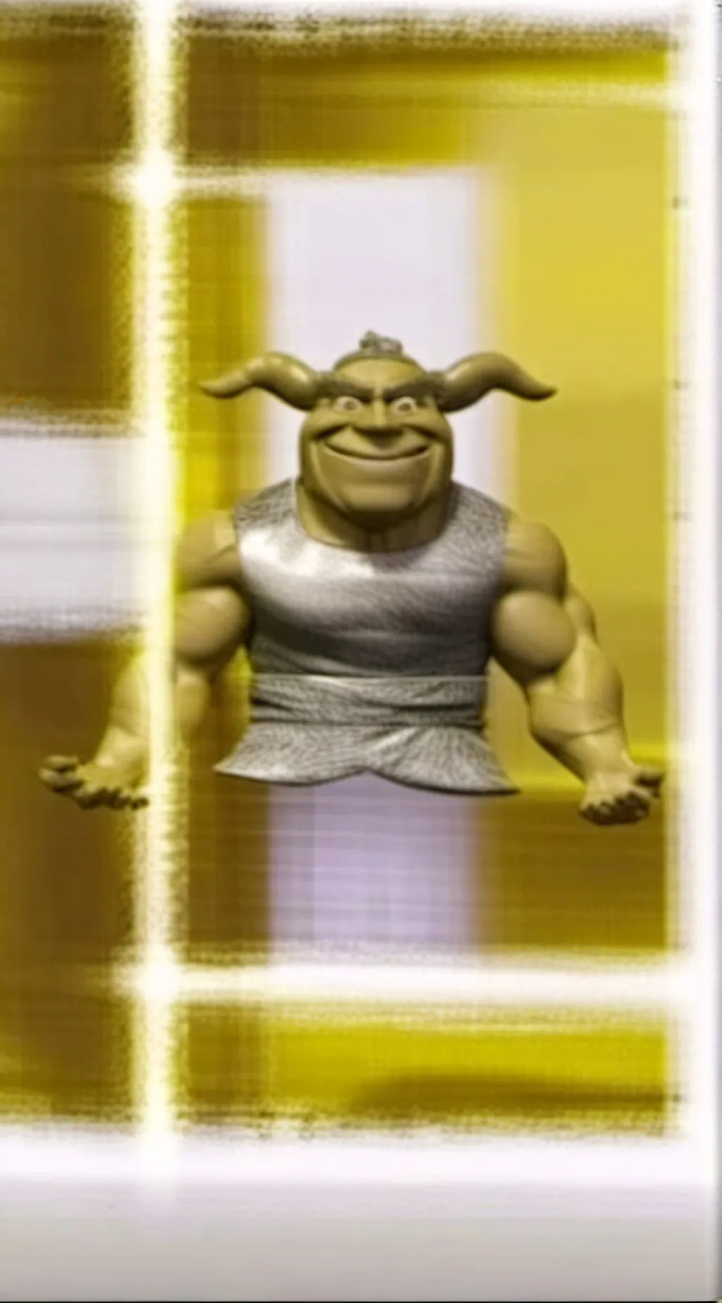 ai character: Walmart shrek background