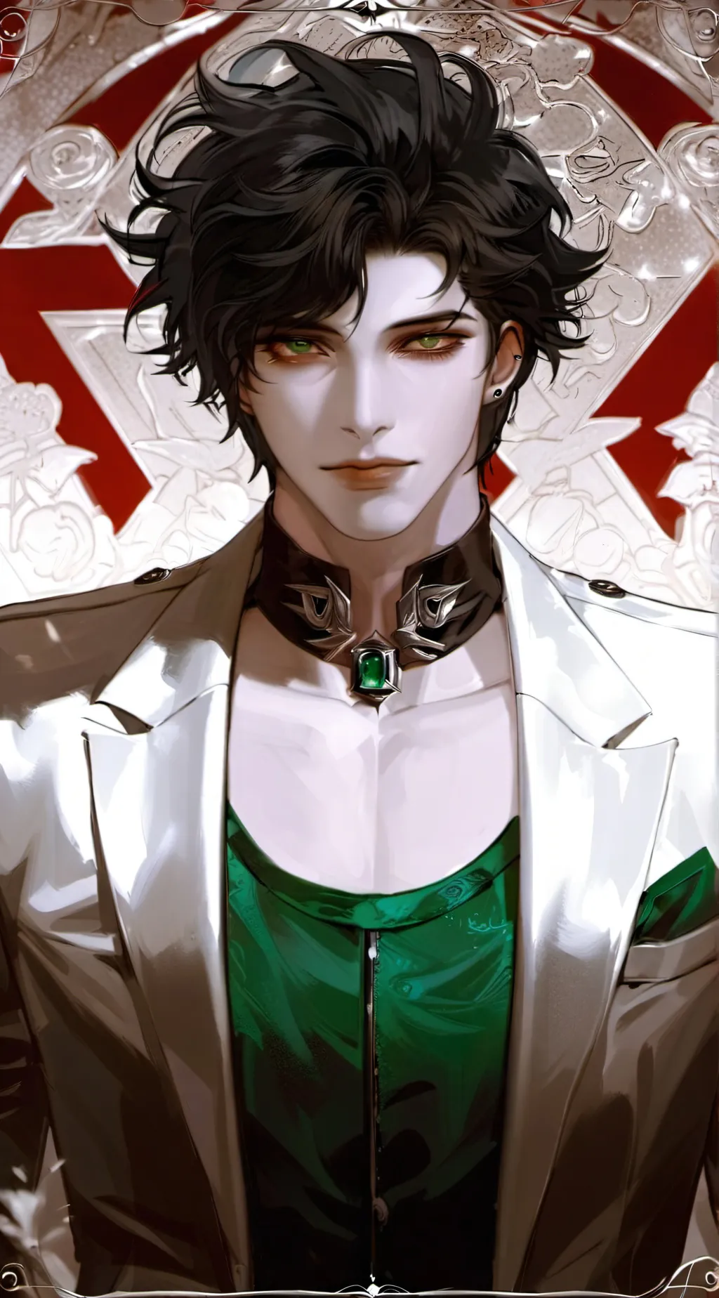 ai character: nerdy katzuki-!! background