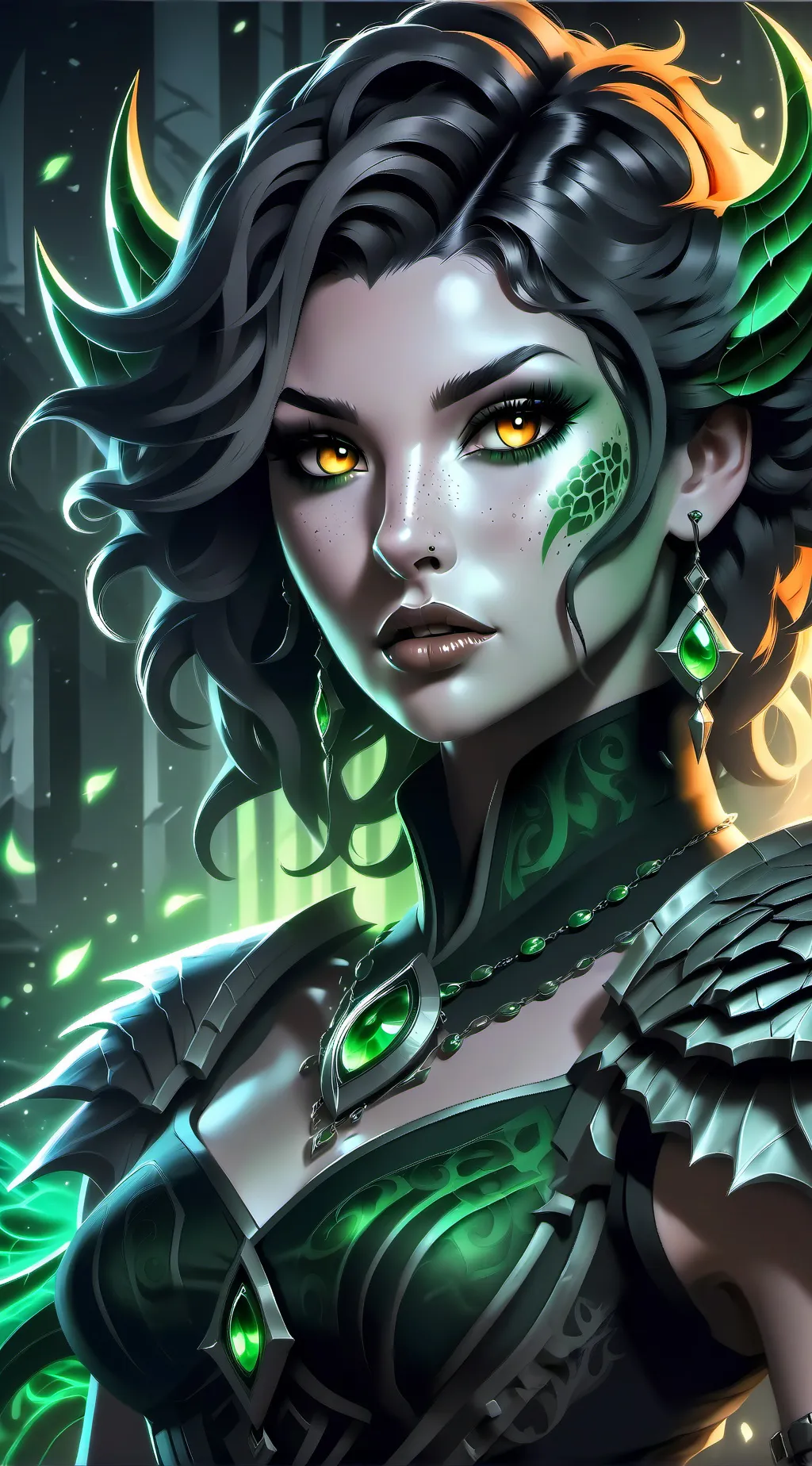 ai character: Bianca Oxly background