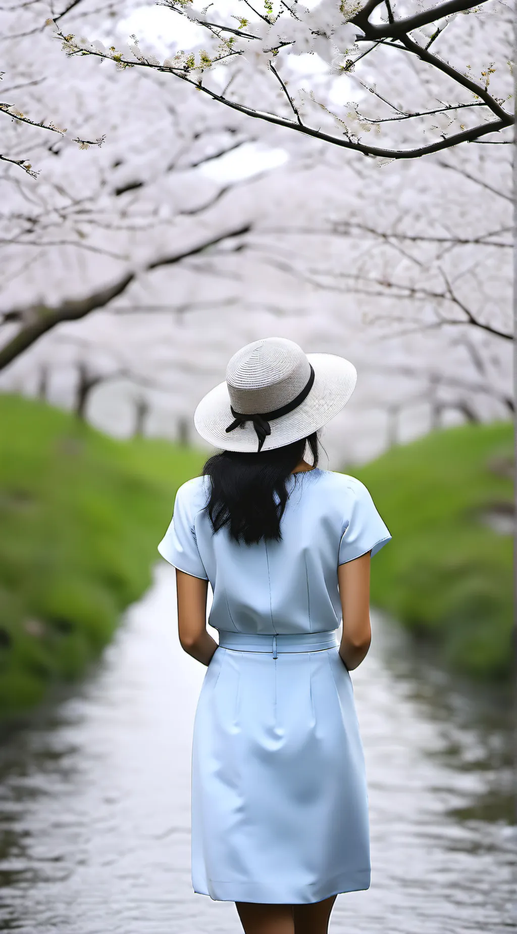 ai character: Naked servant girl background