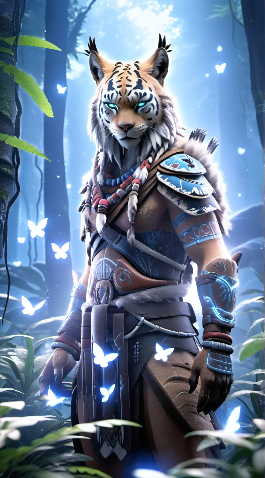ai character: Lux  background